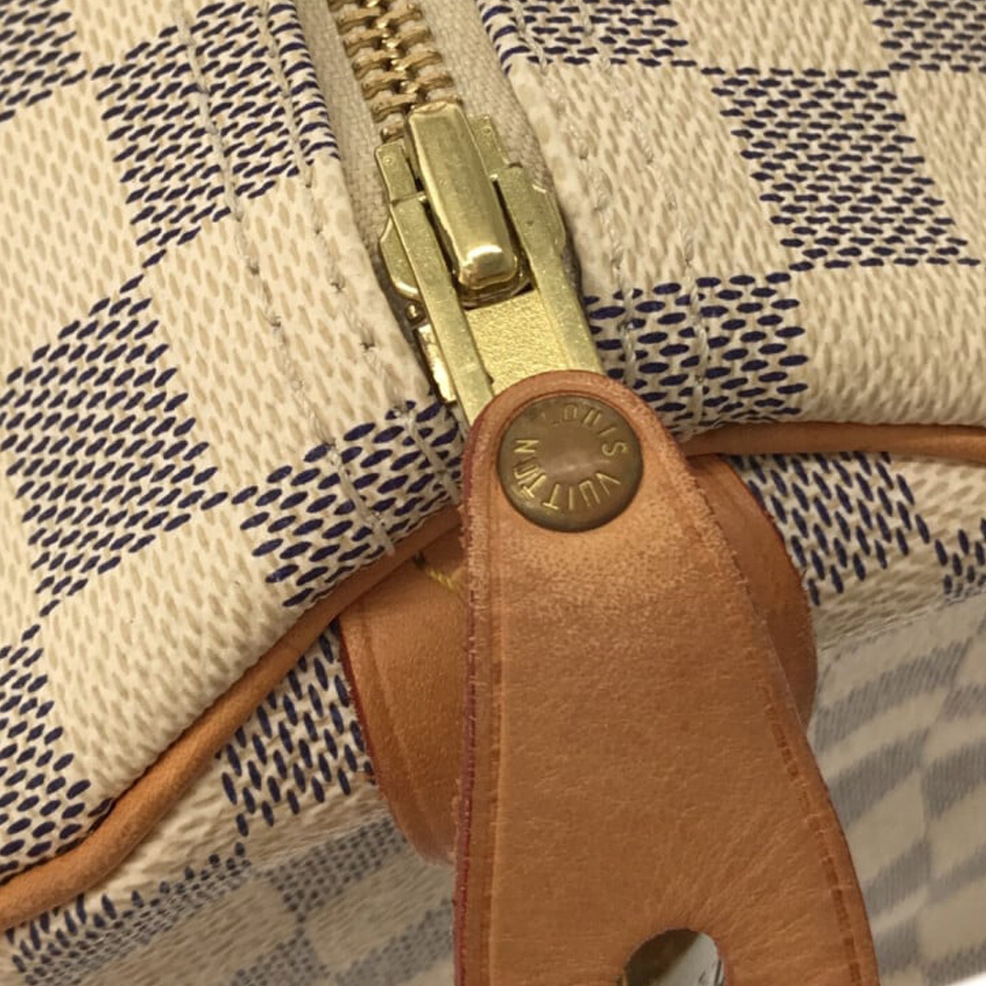 Louis Vuitton Speedy 30 Beige Damier Azur