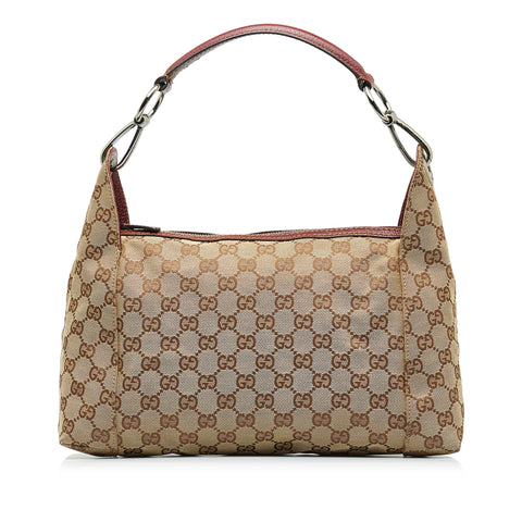 GG Retro Small leather shoulder bag in brown - Gucci | Mytheresa