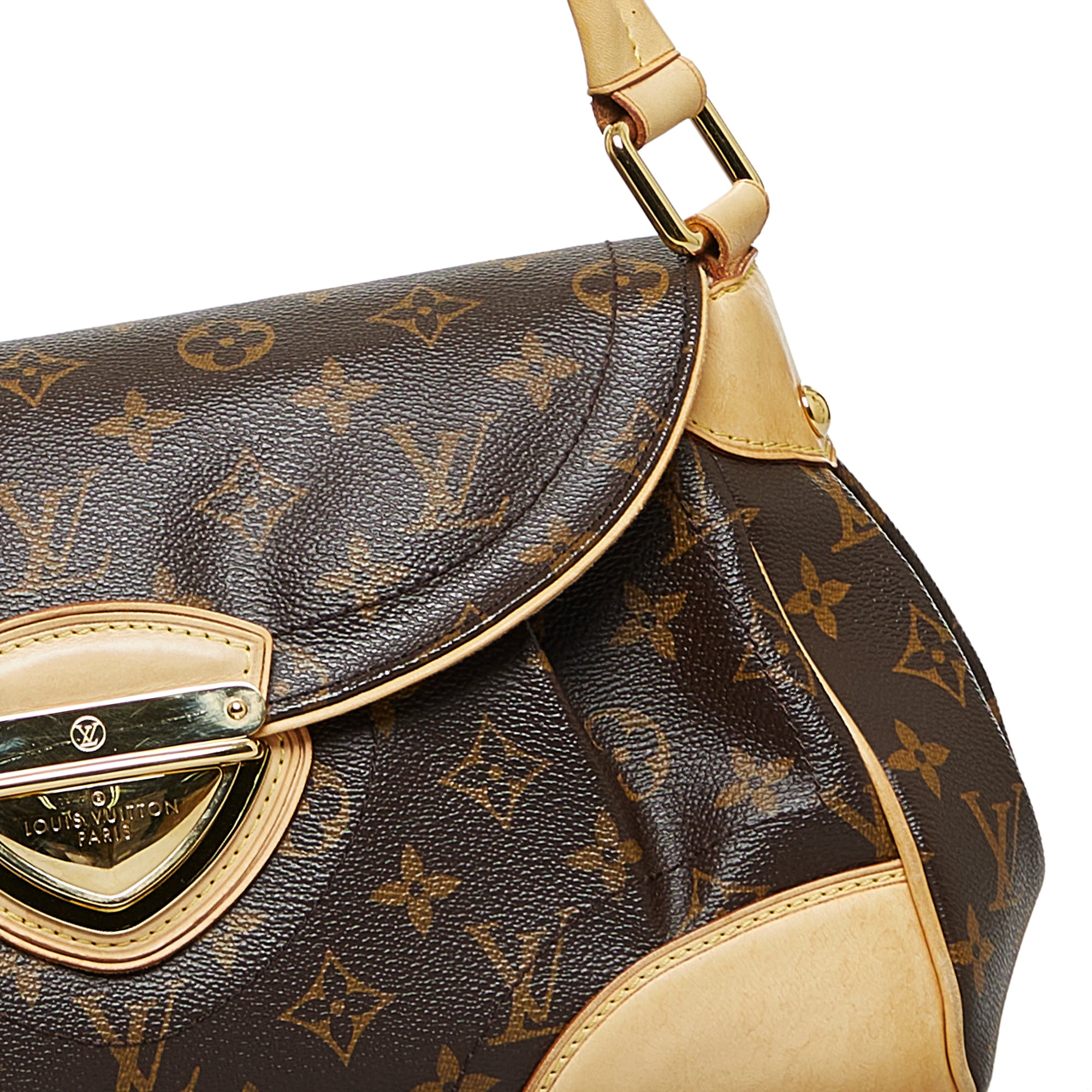 Louis Vuitton LV GHW Beverly MM Shoulder Bag M40121 Monogram Brown