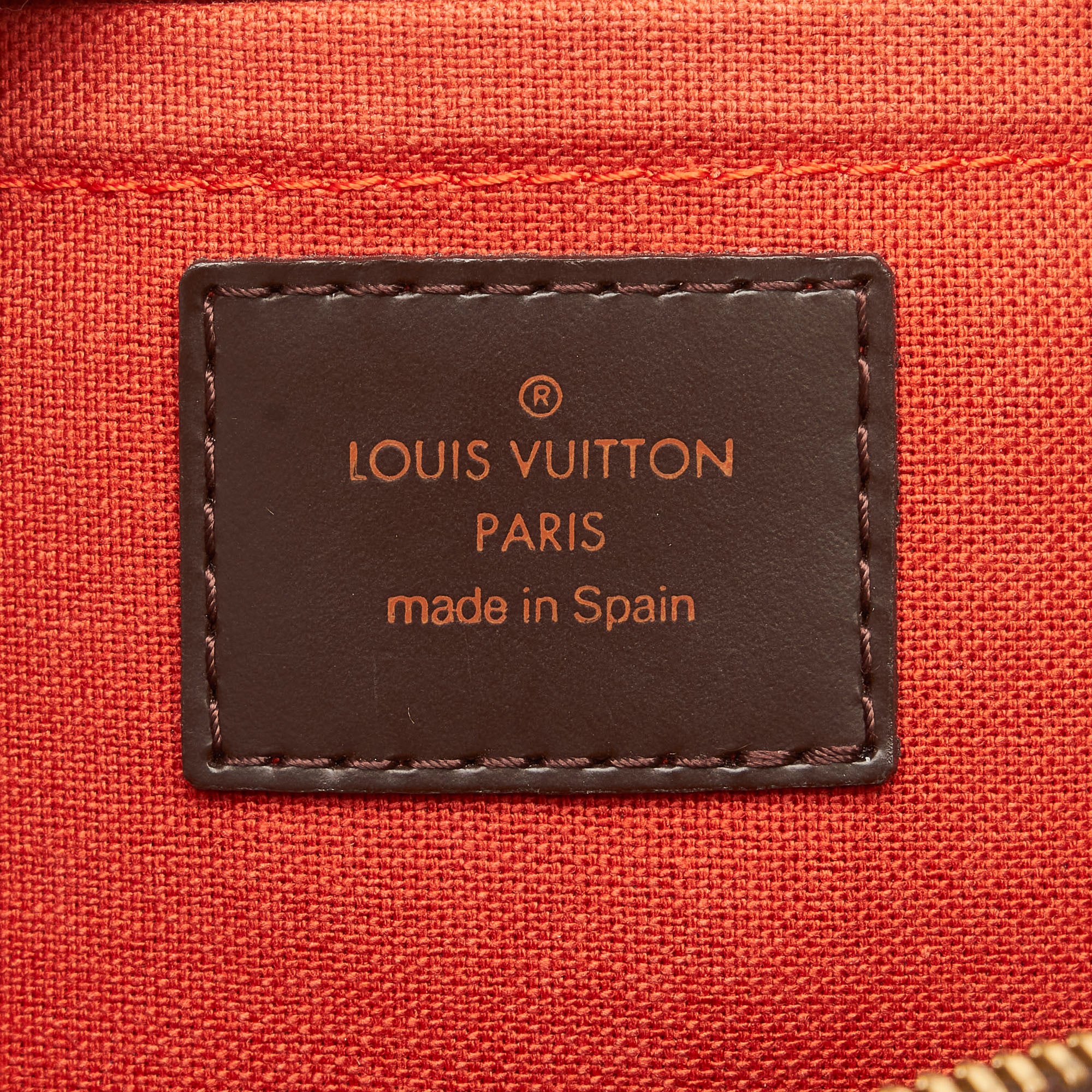 Brown Louis Vuitton Damier Ebene Mini Ribera Handbag – Designer