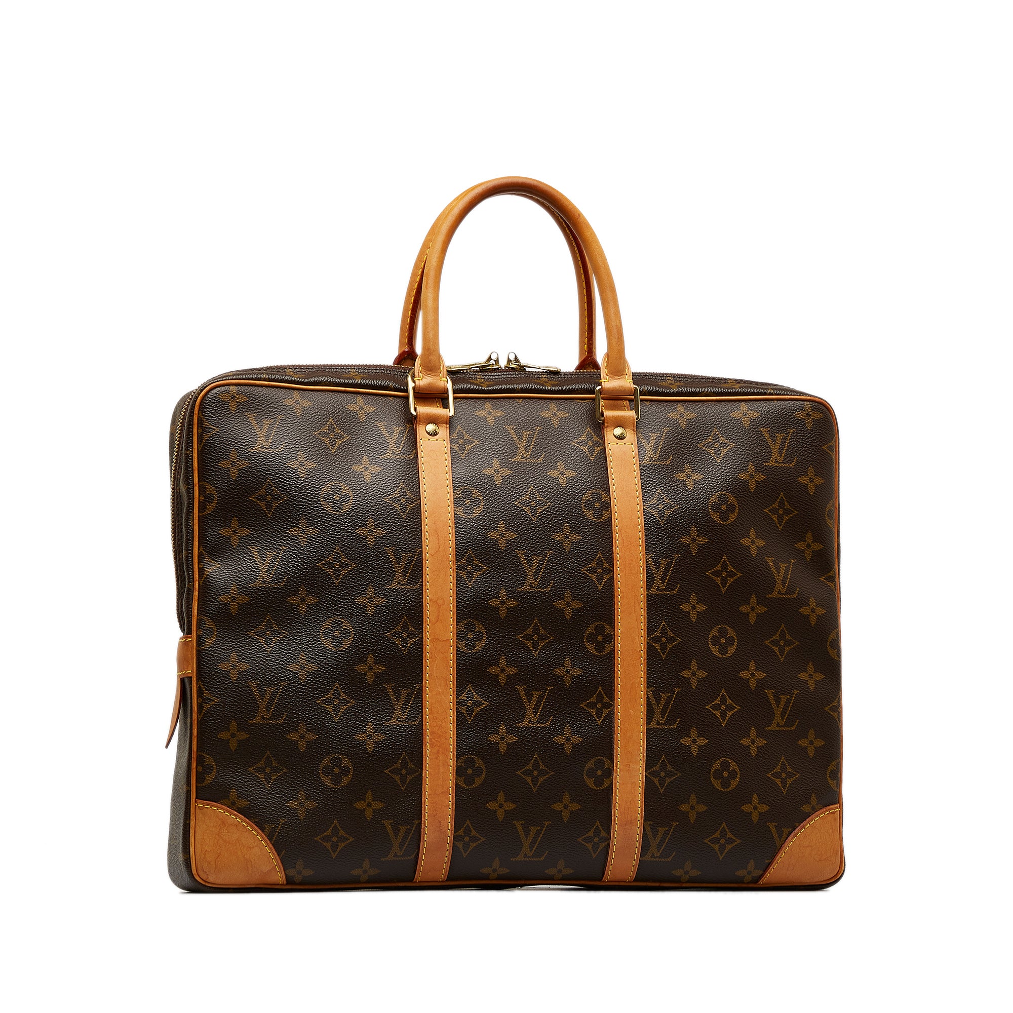 Louis Vuitton Porte Documents Voyage Business Bag(Brown)