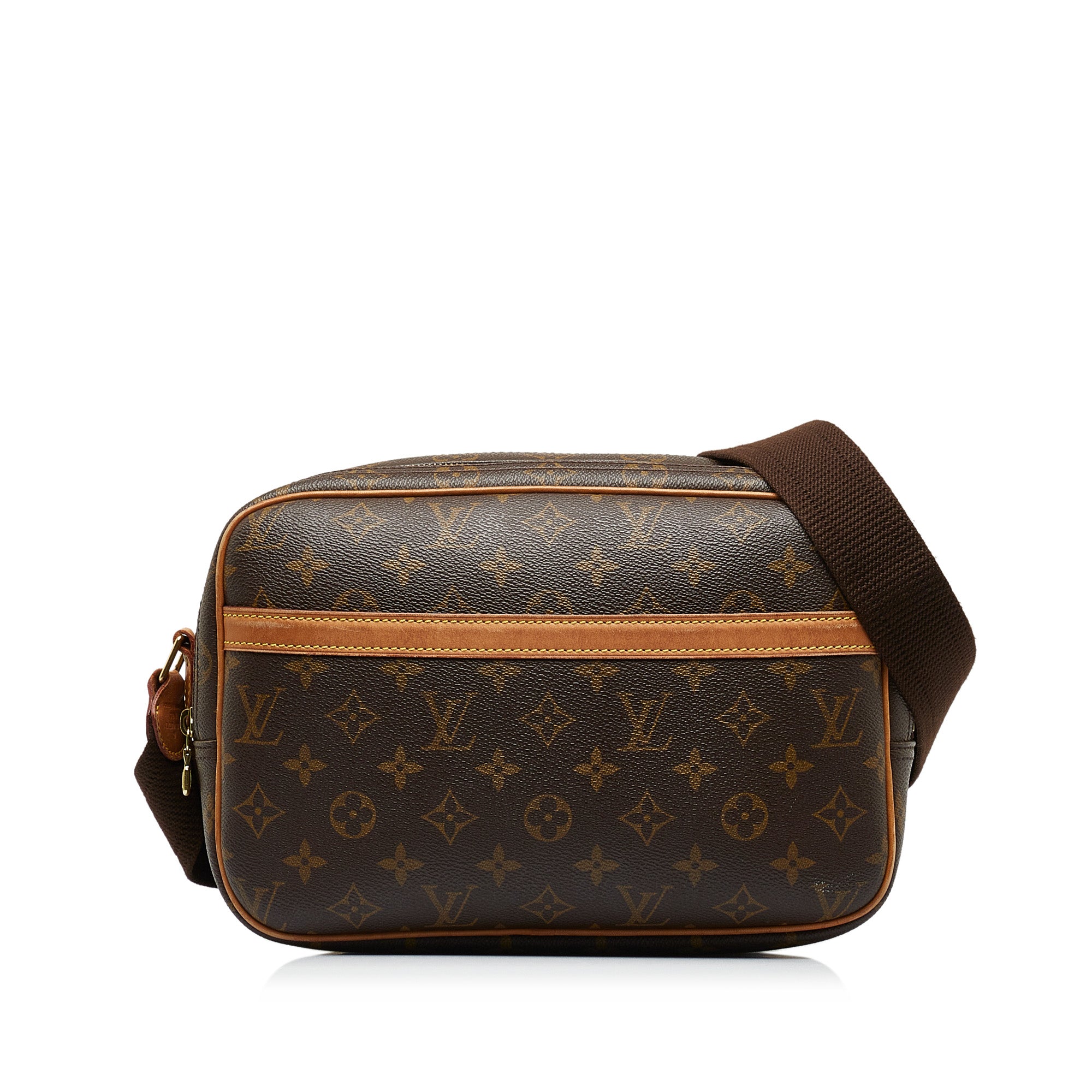 Pre-Owned Louis Vuitton Reporter PM Monogram PMBrown 