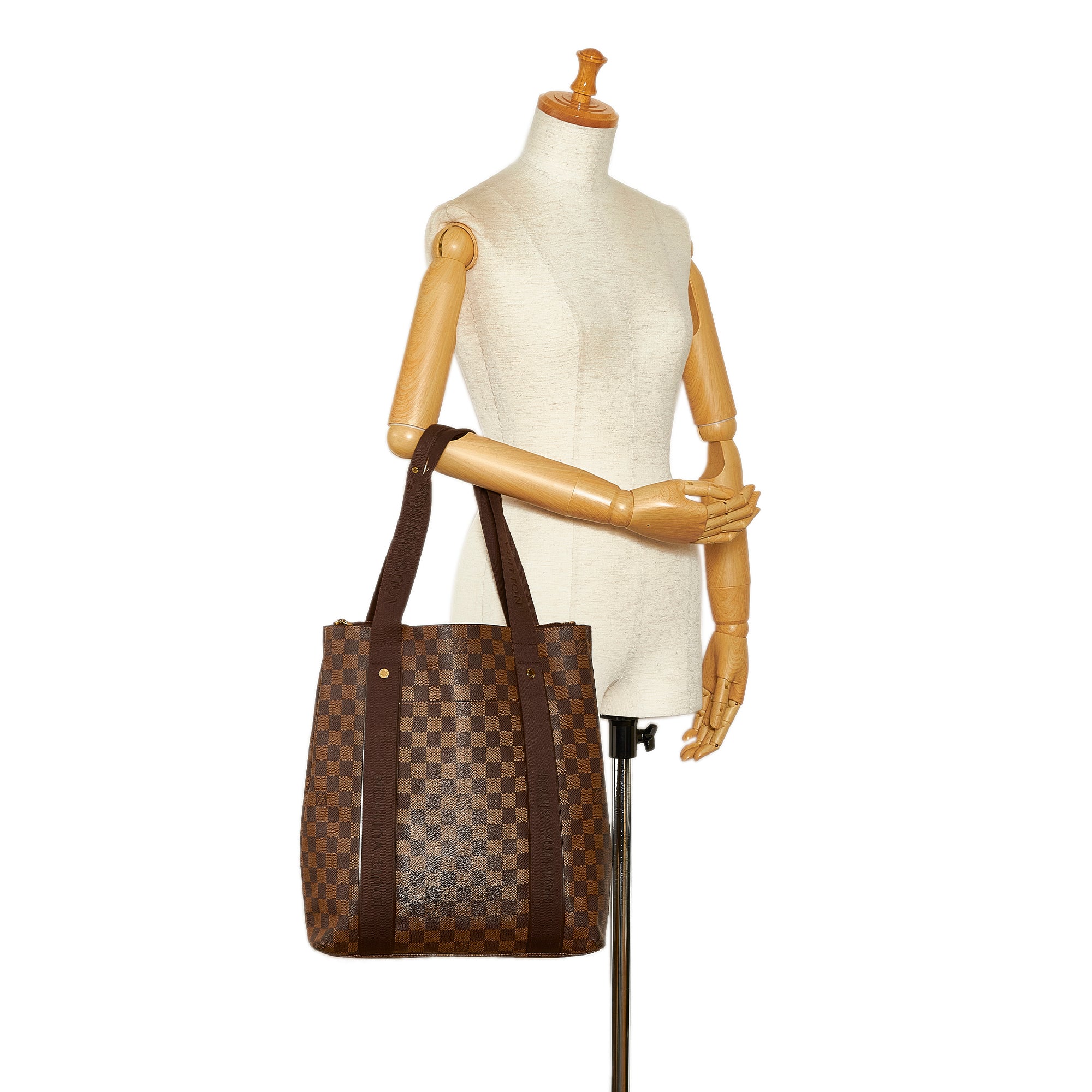 Pre-Owned Louis Vuitton Cabas Beaubourg Damier Ebene Tote Bag
