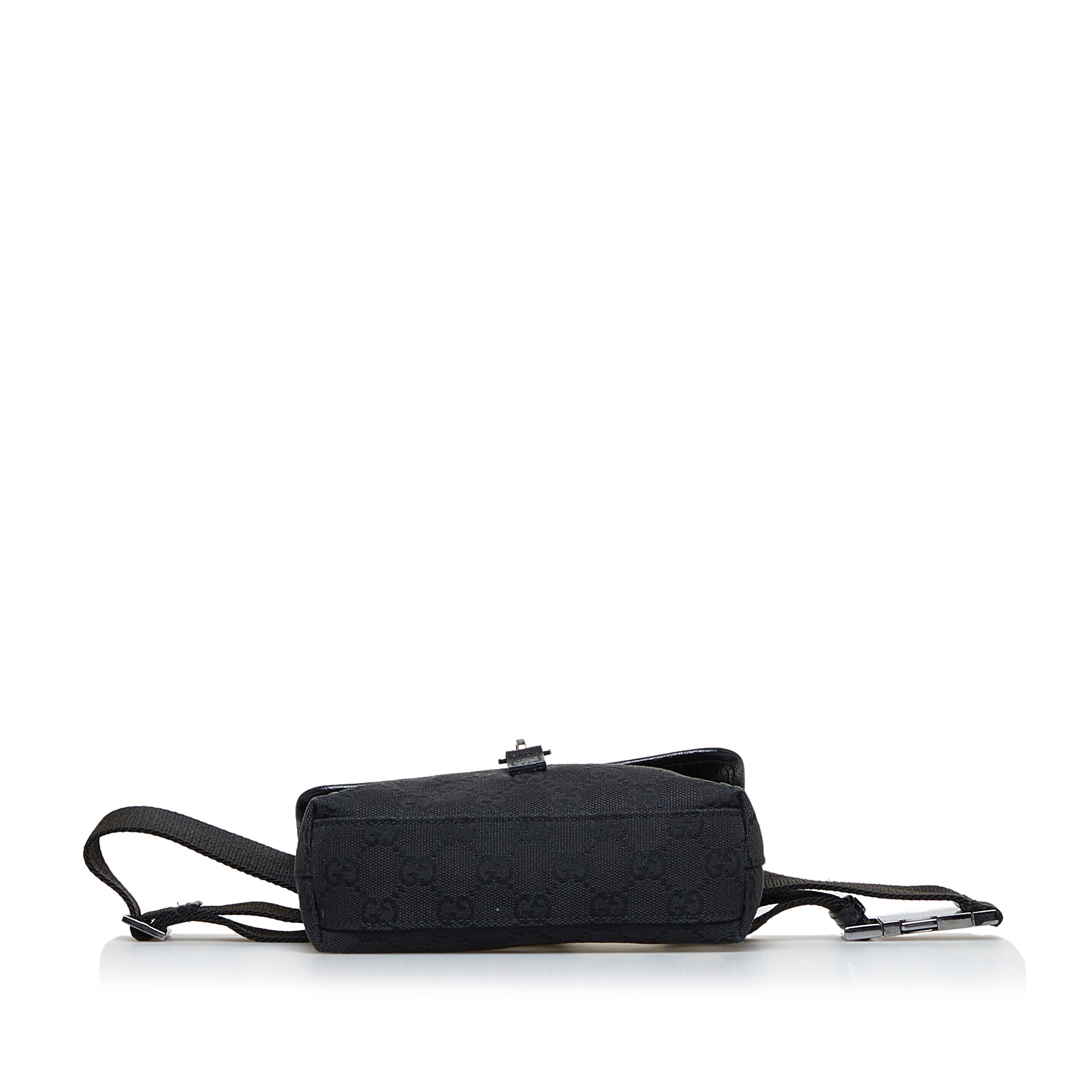 Black Gucci GG Canvas Belt Bag – Designer Revival