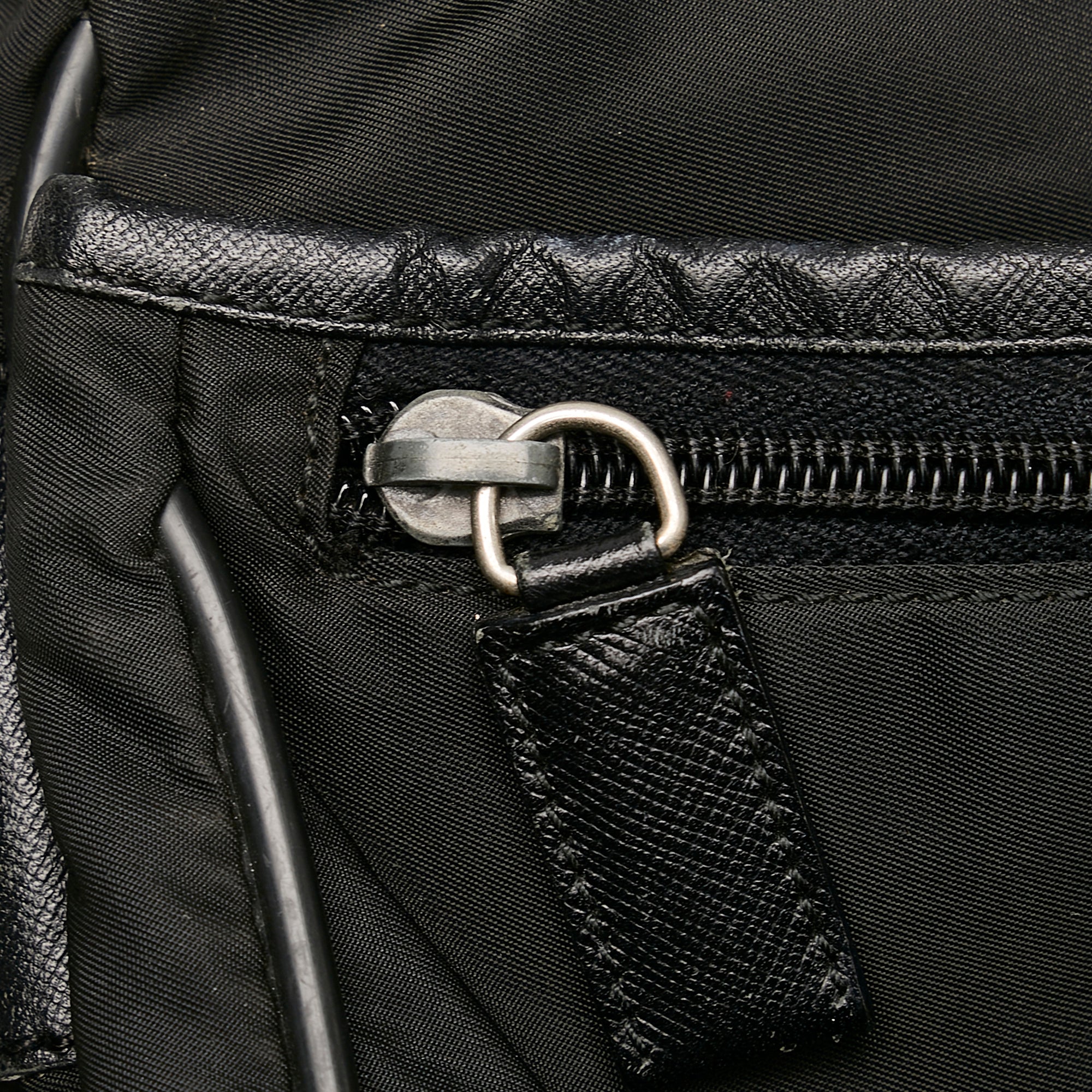 Black Prada Nylon Messenger Bag – Designer Revival