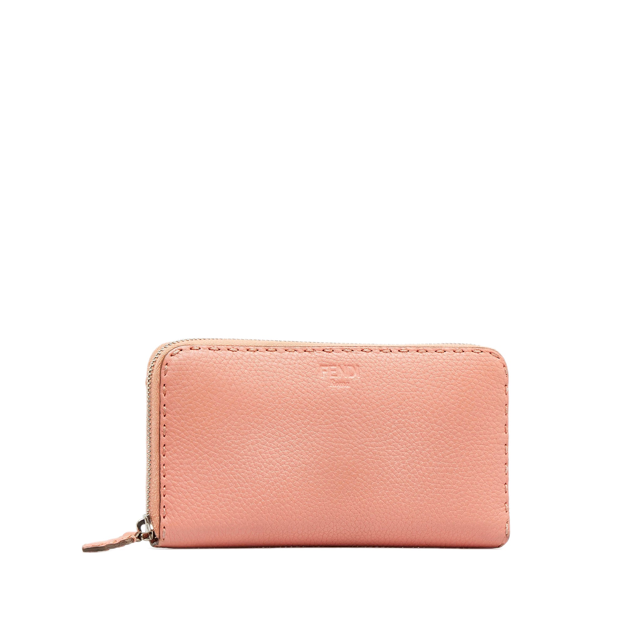 Coach - Authenticated Wallet - Leather Pink Plain for Women, Good Condition