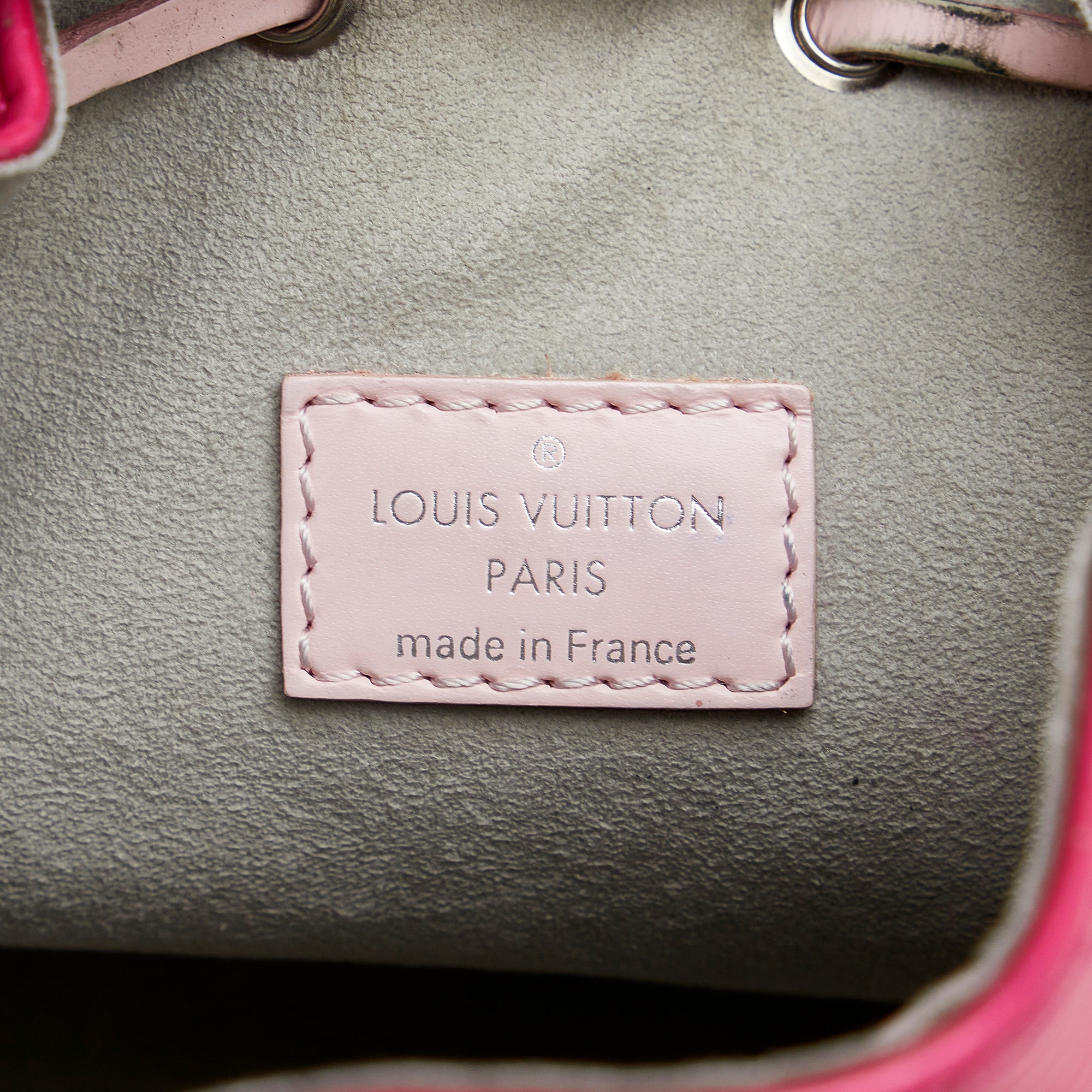 Louis Vuitton Pink Leather Nano Noe (authentic Pre-owned)