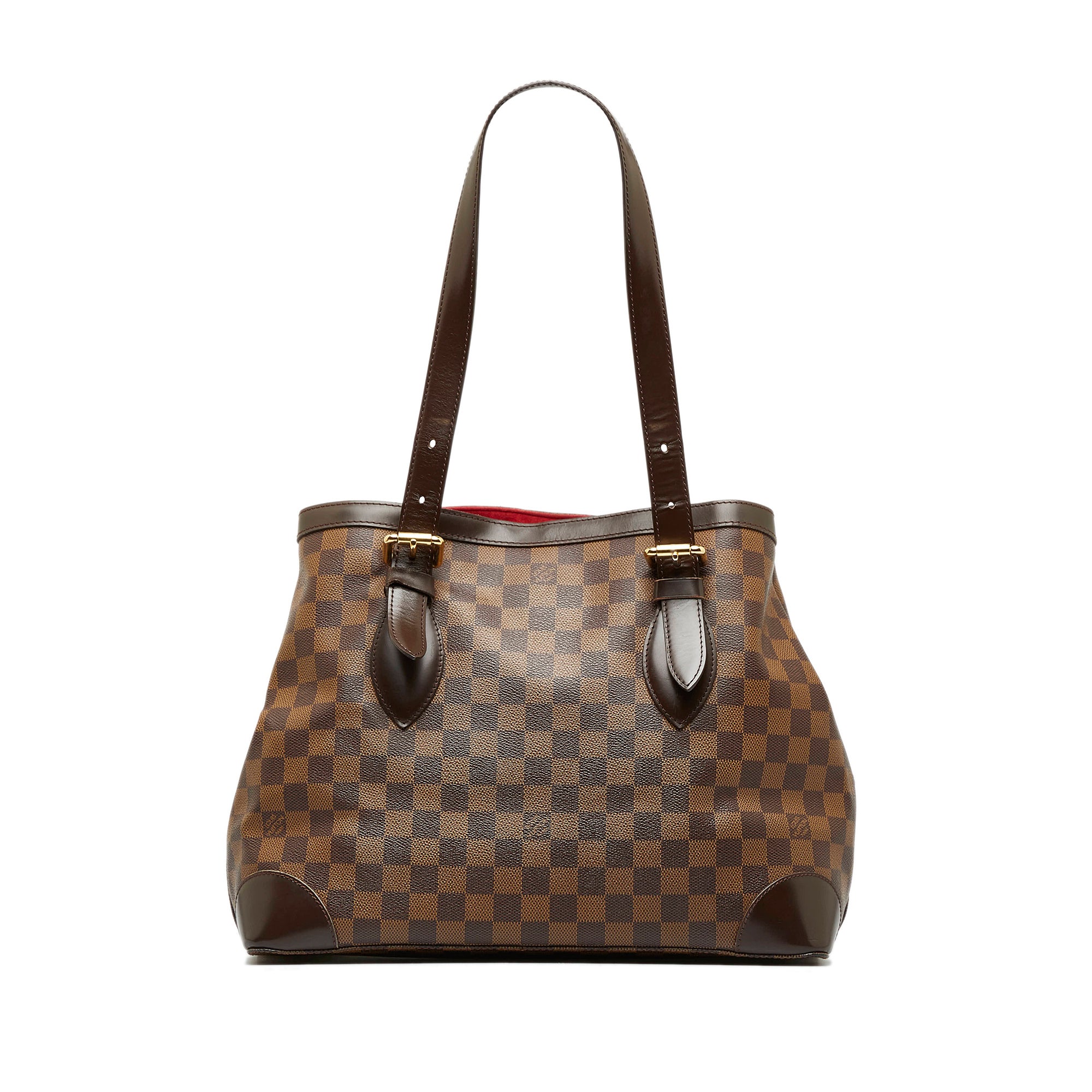 Louis Vuitton Hampstead MM Damier Ebene canvas leather shoulder bag