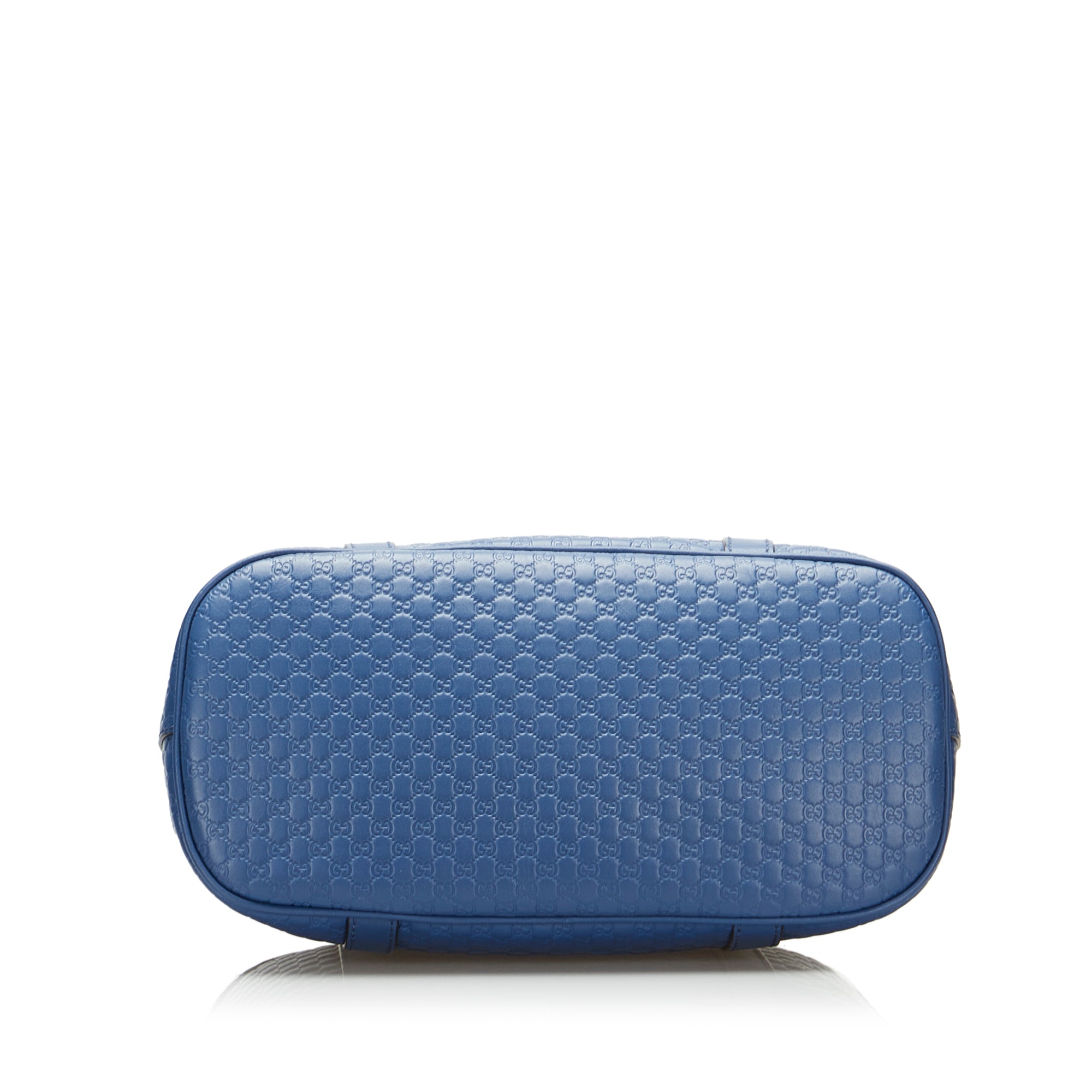 Blue Gucci Medium Microguccissima Dome Satchel – Designer Revival