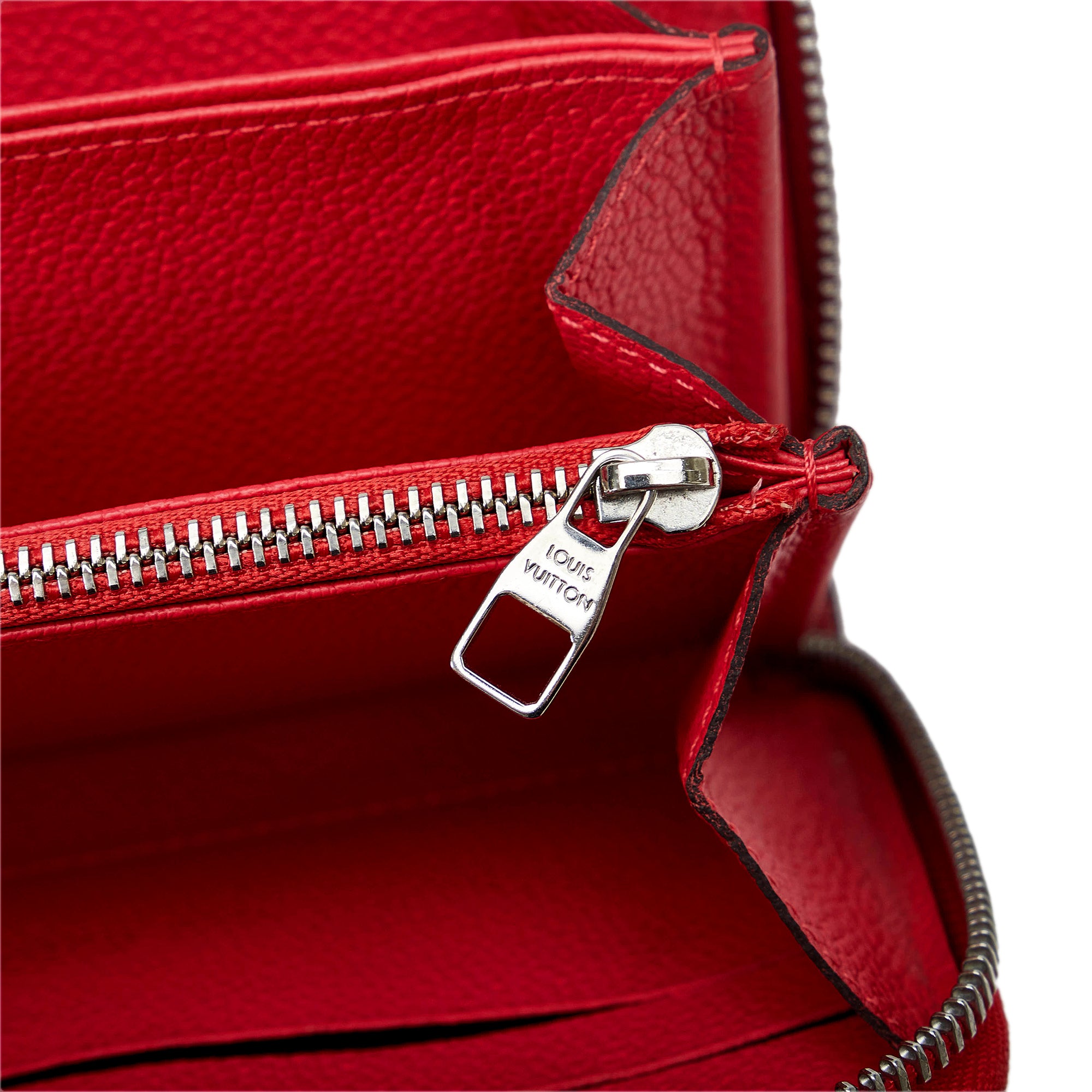 Louis Vuitton Zippy wallet monogram with poppy red – Erin's Online