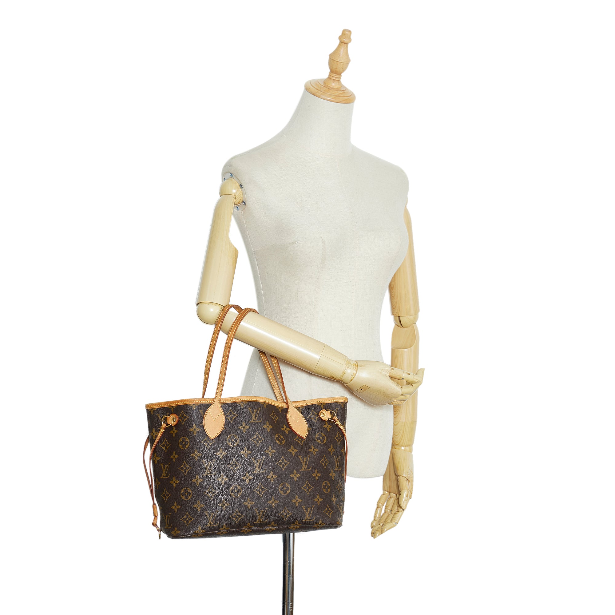 Louis Vuitton Neverfull PM Shoulder Tote Bag