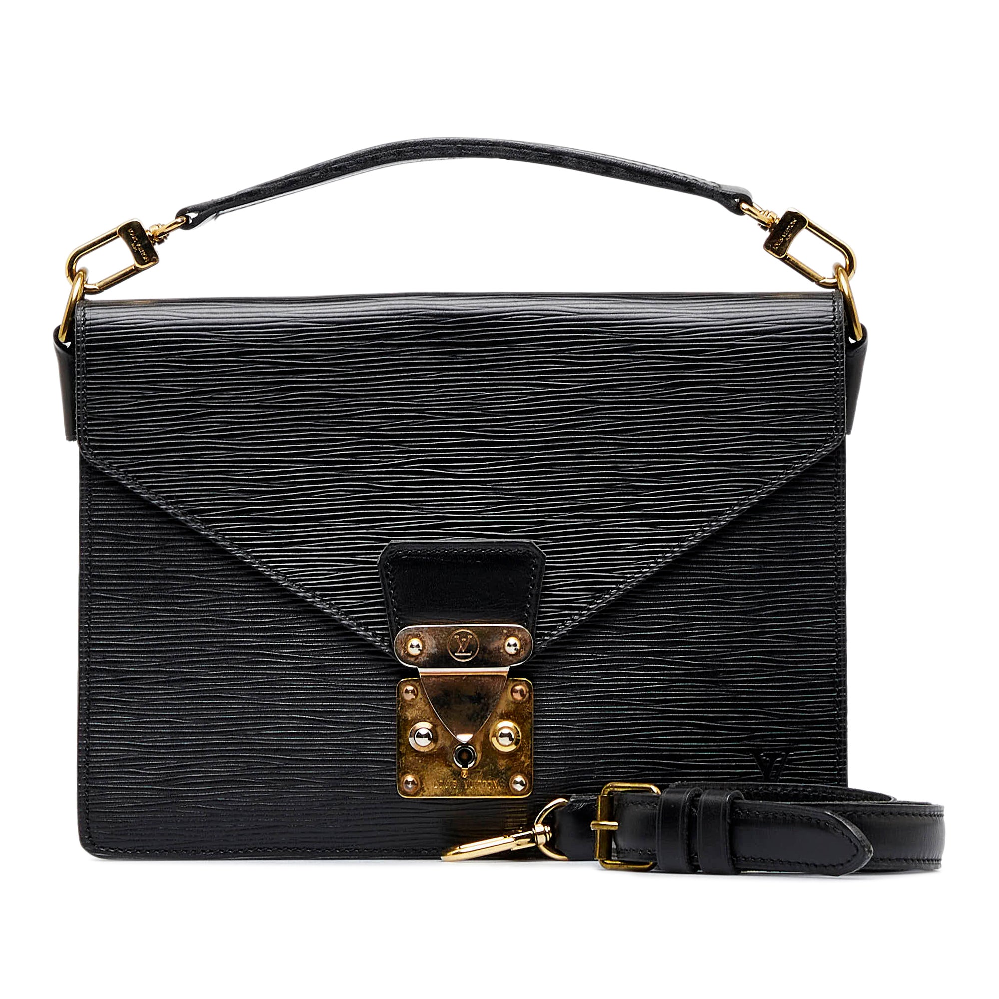 Louis Vuitton Monceau Handbag Epi Leather BB - ShopStyle Satchels & Top  Handle Bags