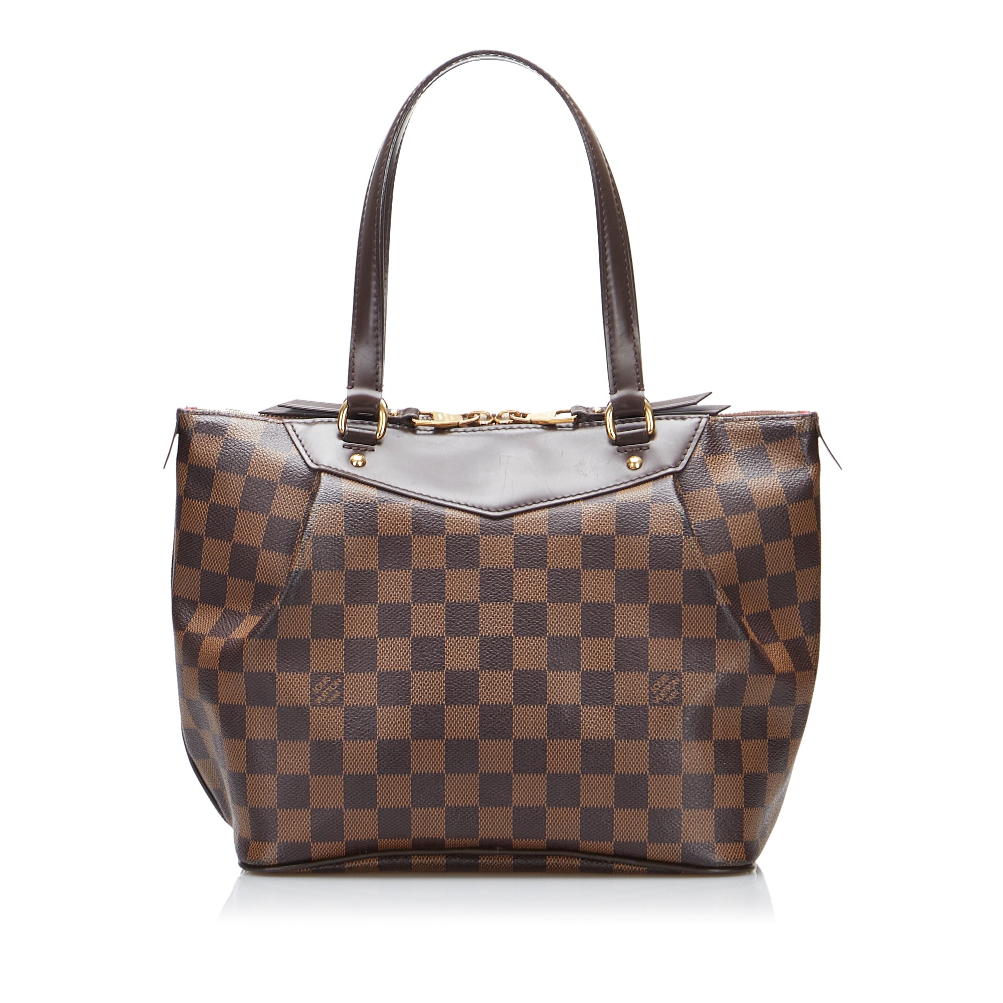 Louis Vuitton - Authenticated Clutch Bag - Leather Brown Plain for Women, Good Condition