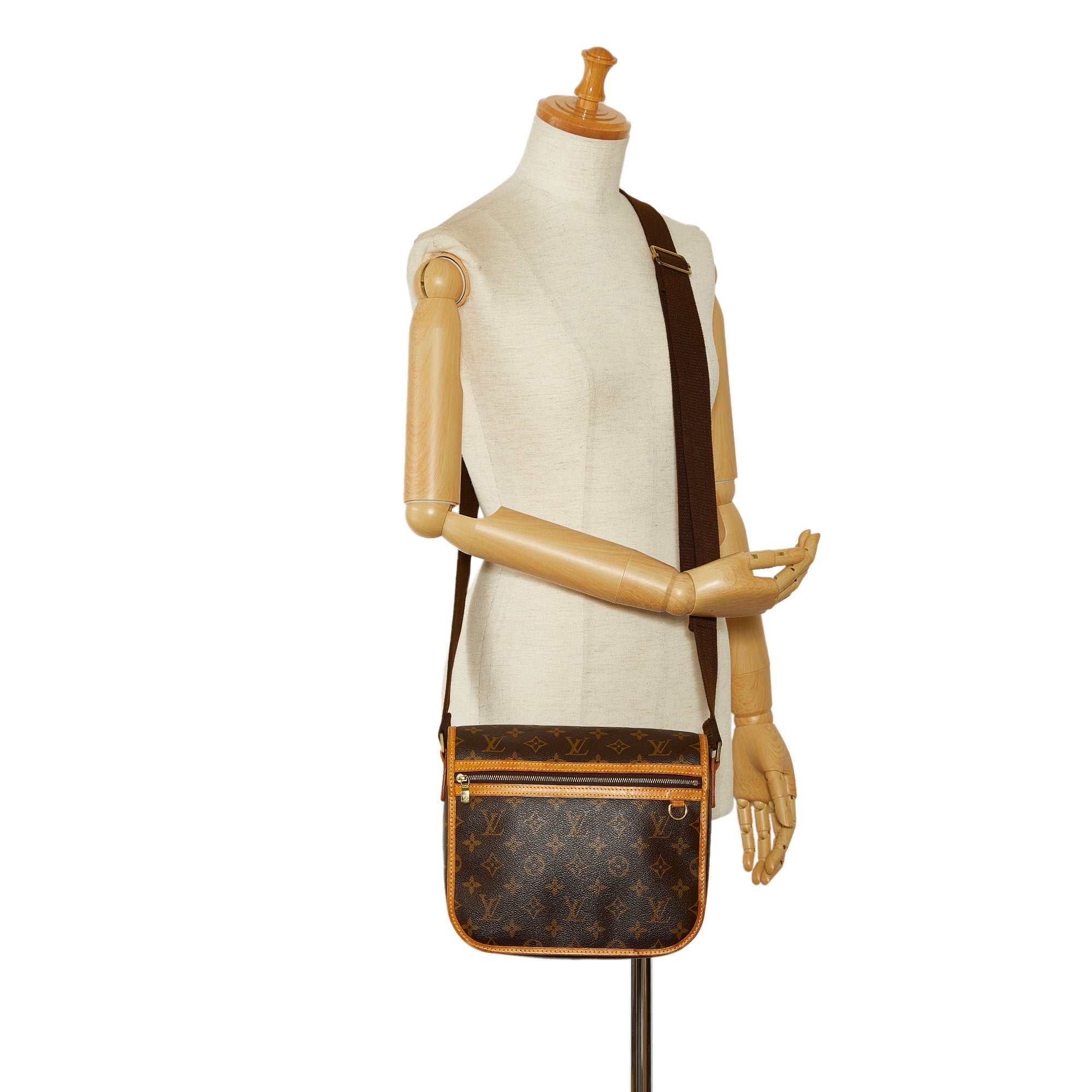 Brown Louis Vuitton Monogram Bosphore PM Crossbody Bag – Designer Revival