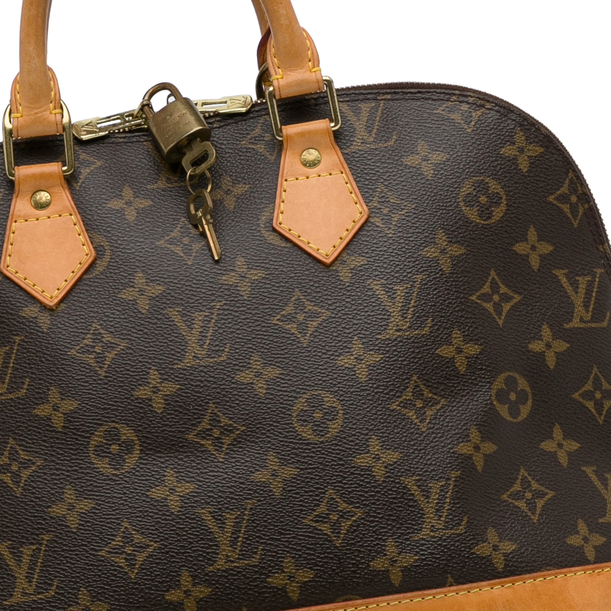 Brown Louis Vuitton Monogram Alma PM Handbag, AmaflightschoolShops Revival