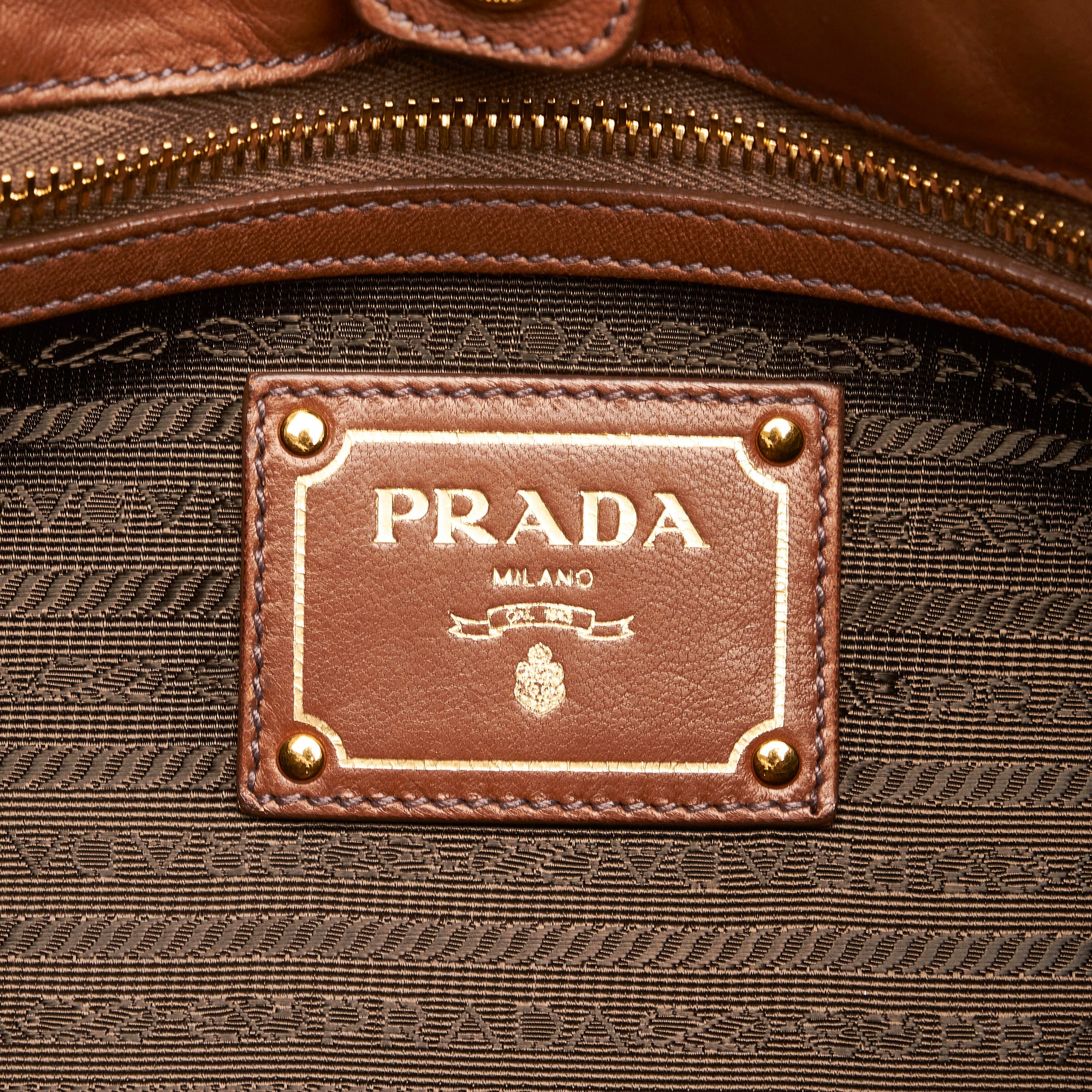 Prada Calf Leather Tote Bag