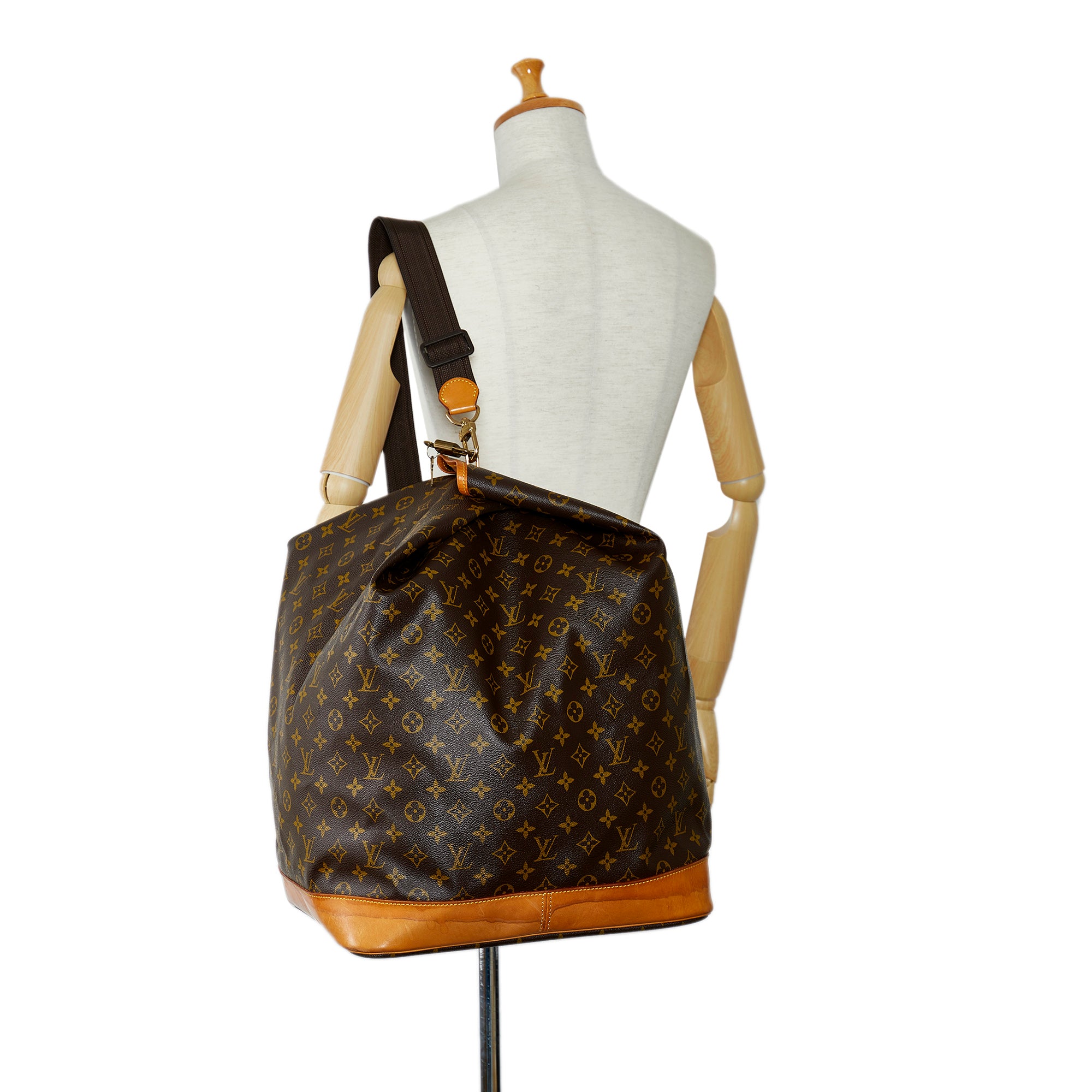 Brown Louis Vuitton Monogram Sac Marin Bandouliere Travel Bag