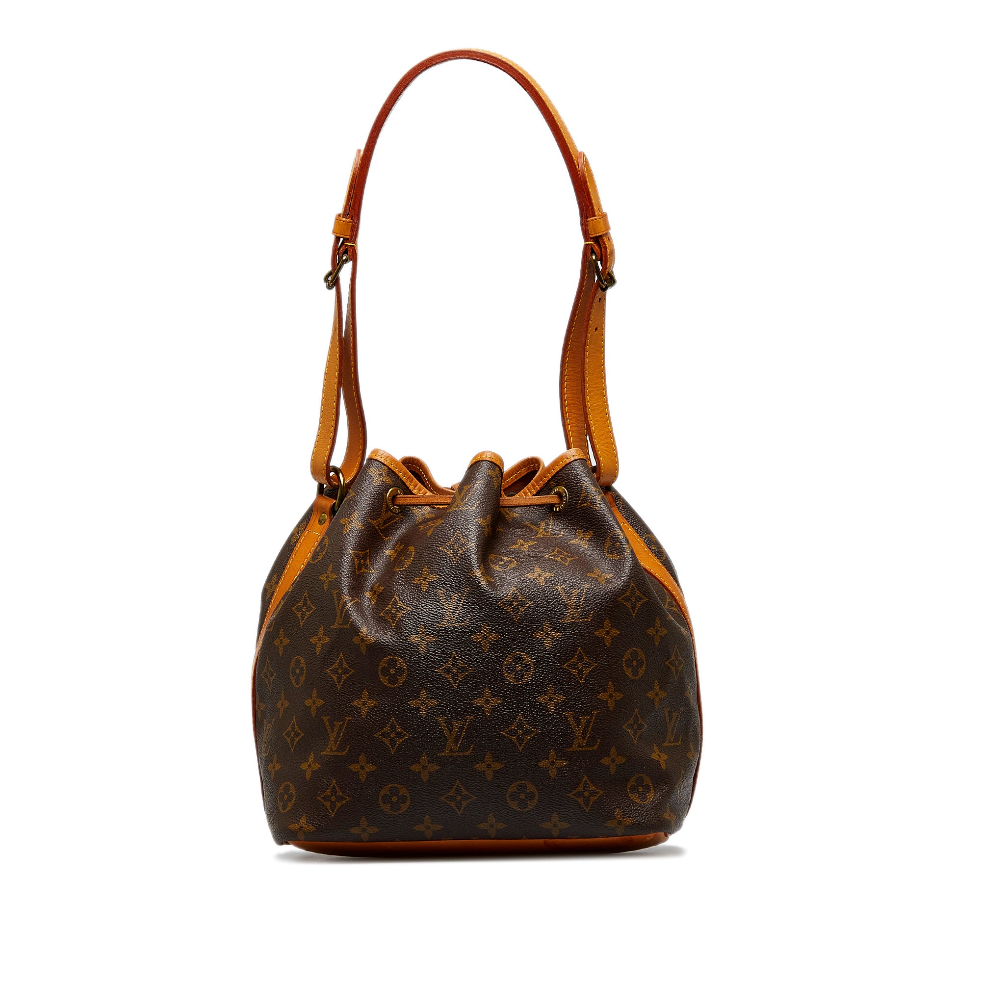 Authenticated Used Louis Vuitton LOUIS VUITTON Petit Noe Epi Shoulder Bag  Leather Brown Women's 