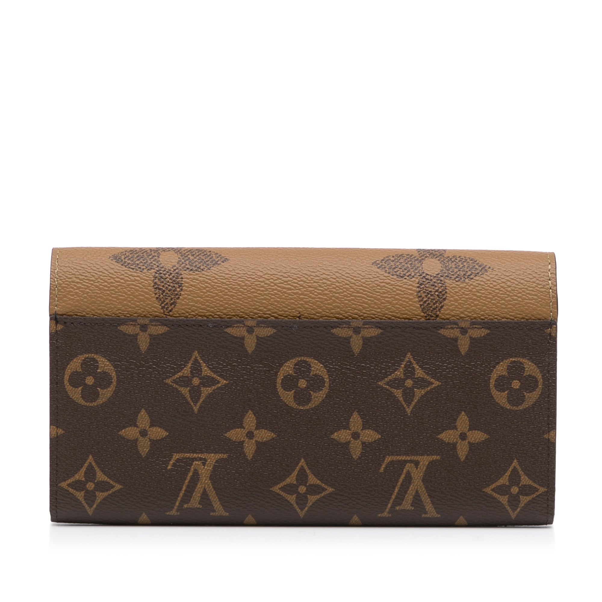 Louis Vuitton Sarah Sunset Kaki Leather Ladies Wallet M81276 - Chronostore