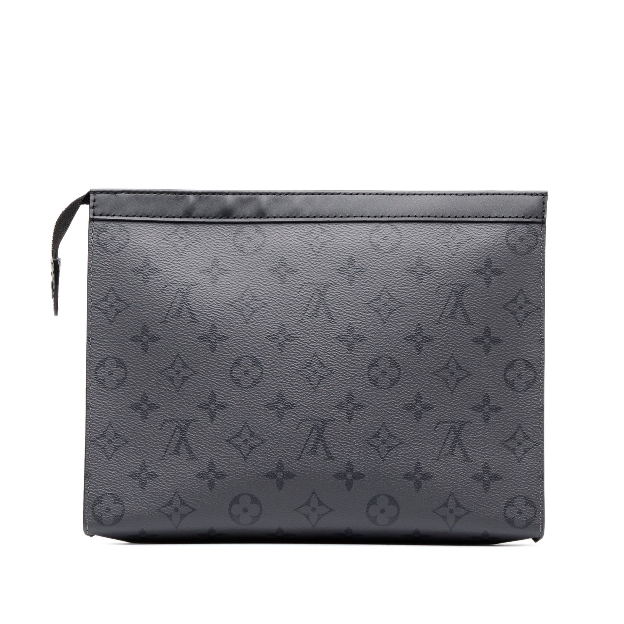 Black Louis Vuitton Monogram Eclipse Pochette Voyage MM Clutch Bag –  Designer Revival