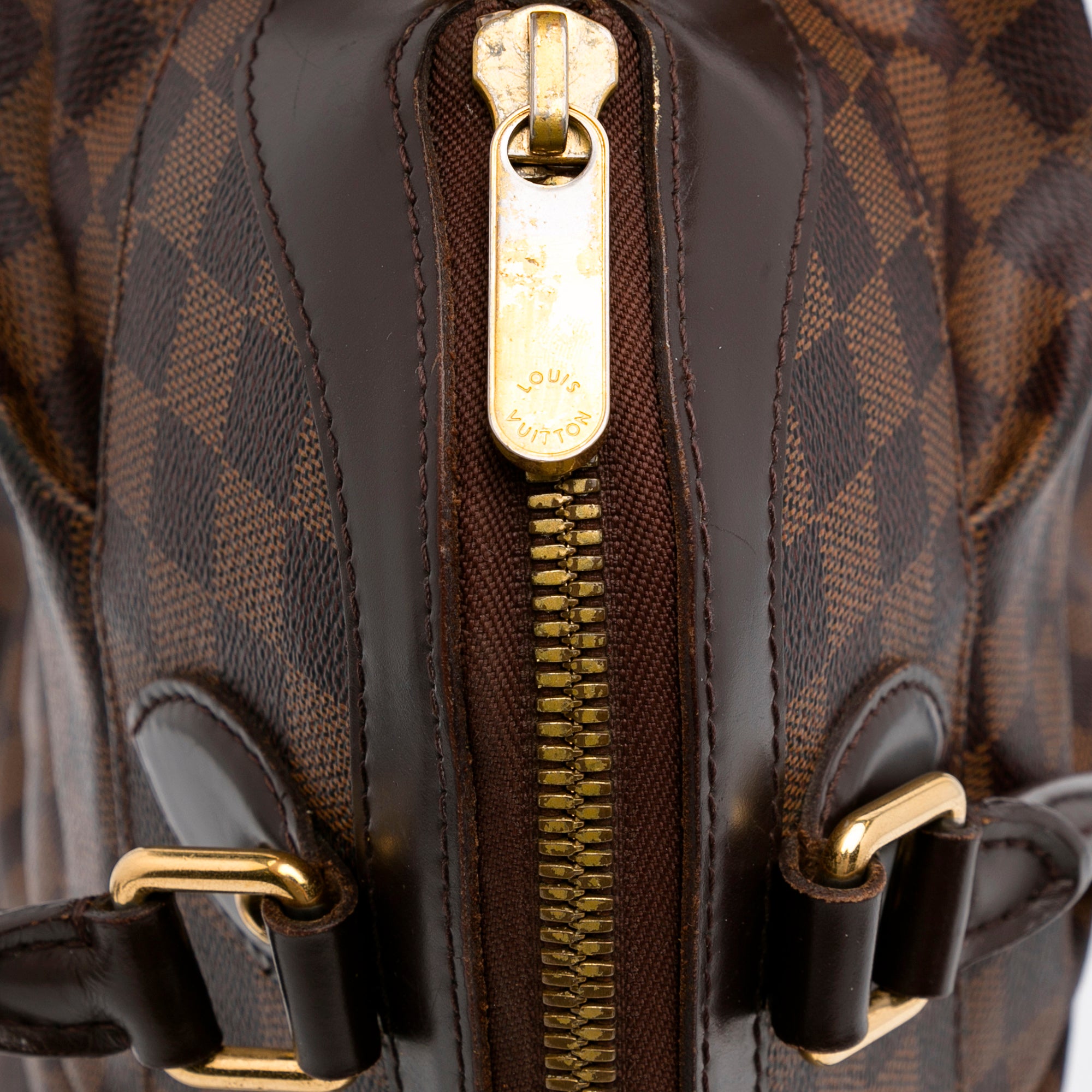 Louis Vuitton Damier Ebene Canvas and Leather Trevi GM Bag Louis