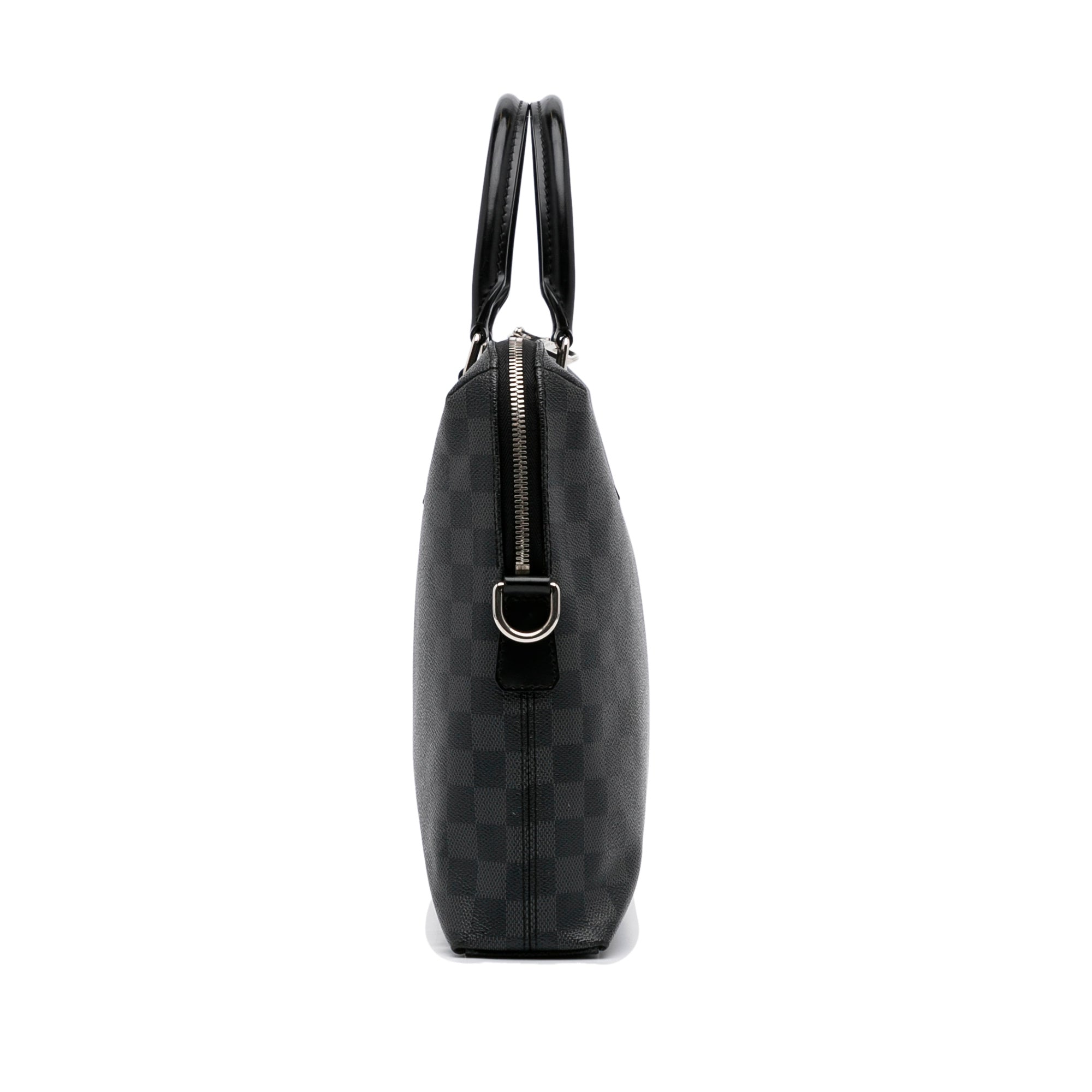 Authenticated used Louis Vuitton Handbag Shoulder Bag 2way Business Damier Graphite Porte Document Jour Pdj Canvas Men's N48224, Size: (HxWxD): 28cm x