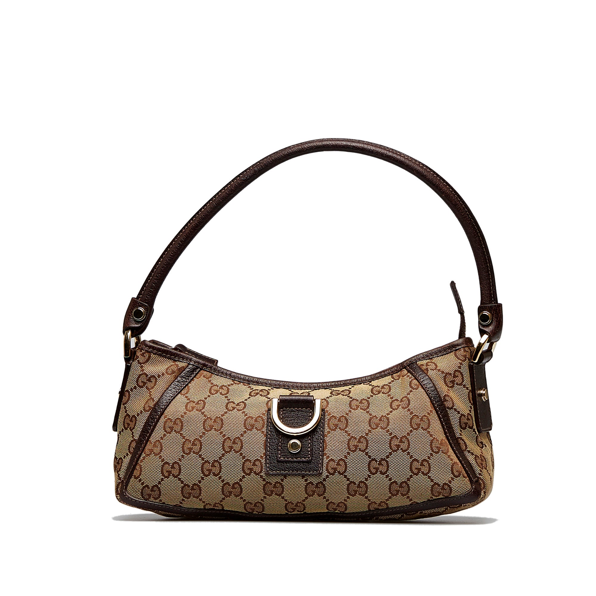 Black Gucci GG Canvas Shoulder Bag, RvceShops Revival