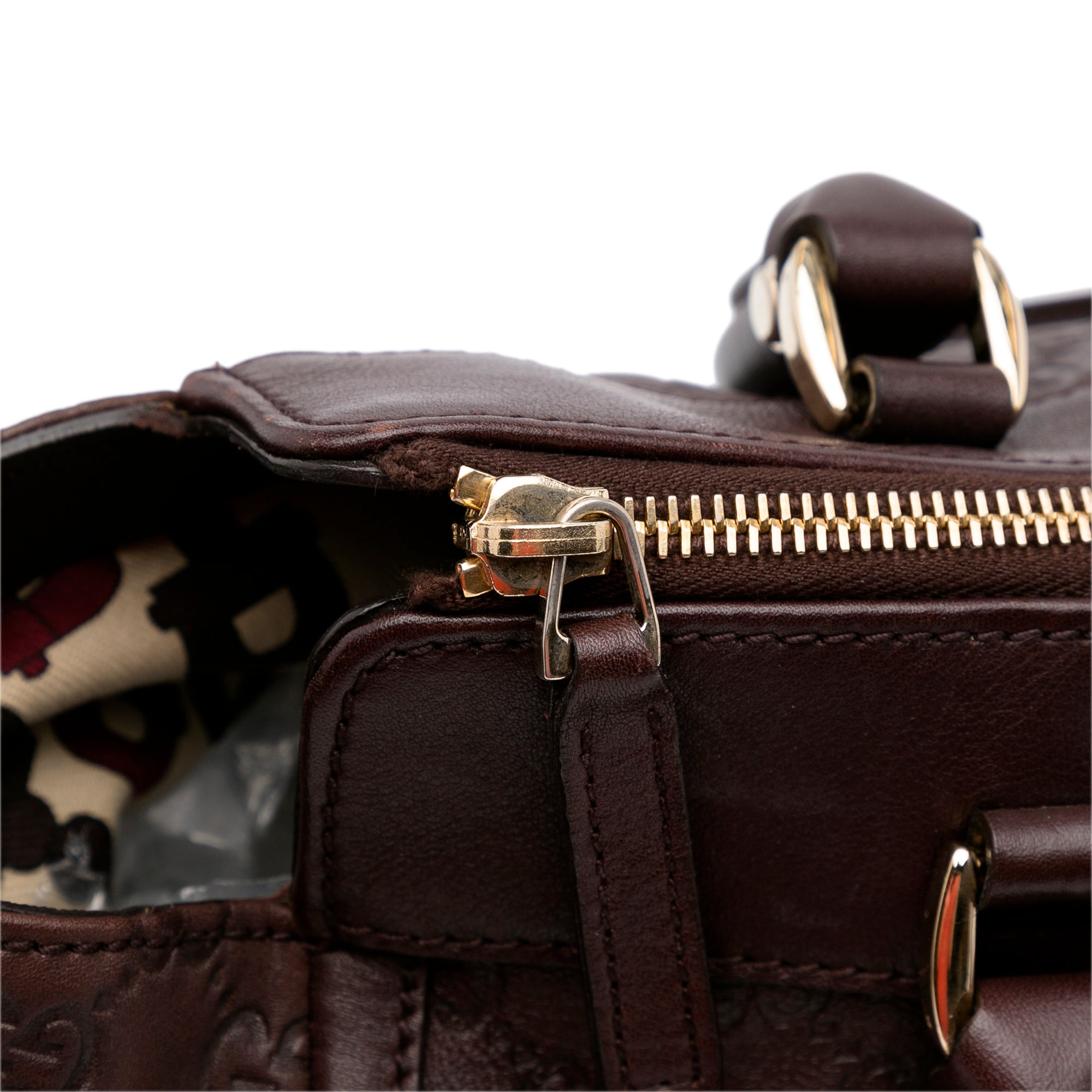 Brown Gucci Guccissima Abbey D-ring Tote Bag – Designer Revival