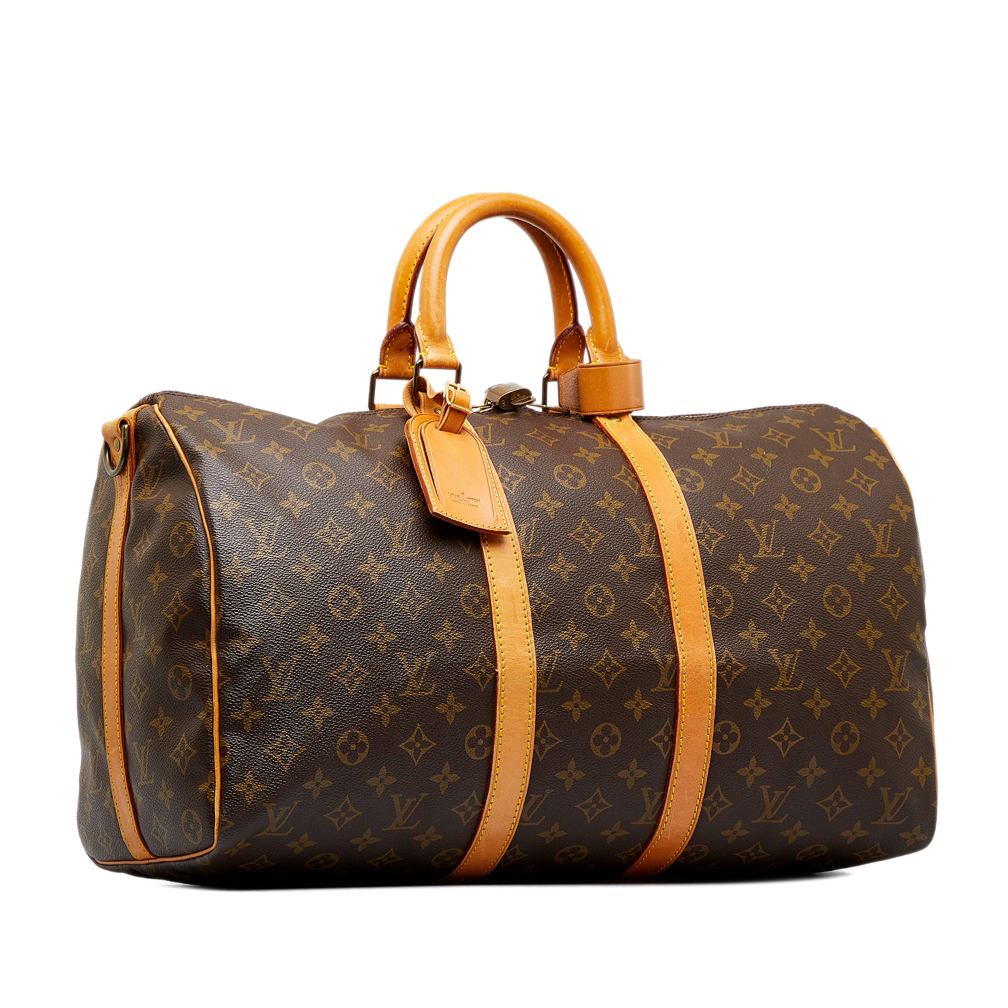 Louis Vuitton Monogram Keepall Bandouliere 45 - Brown Luggage and
