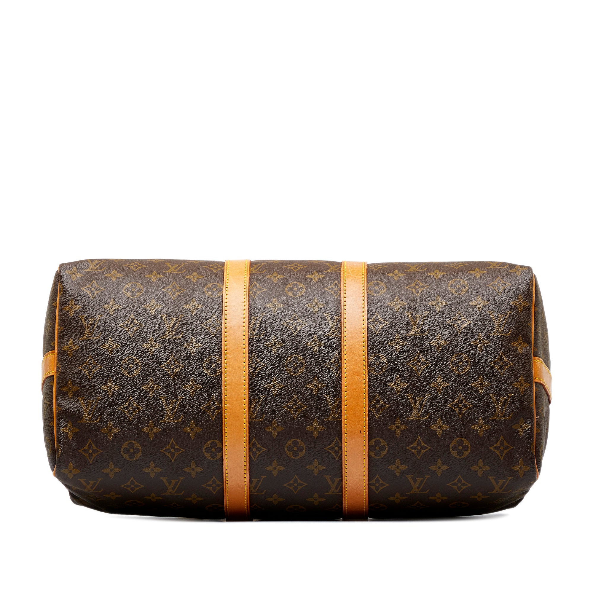 Louis Vuitton Monogram Keepall Duffle Bag 45 Brown