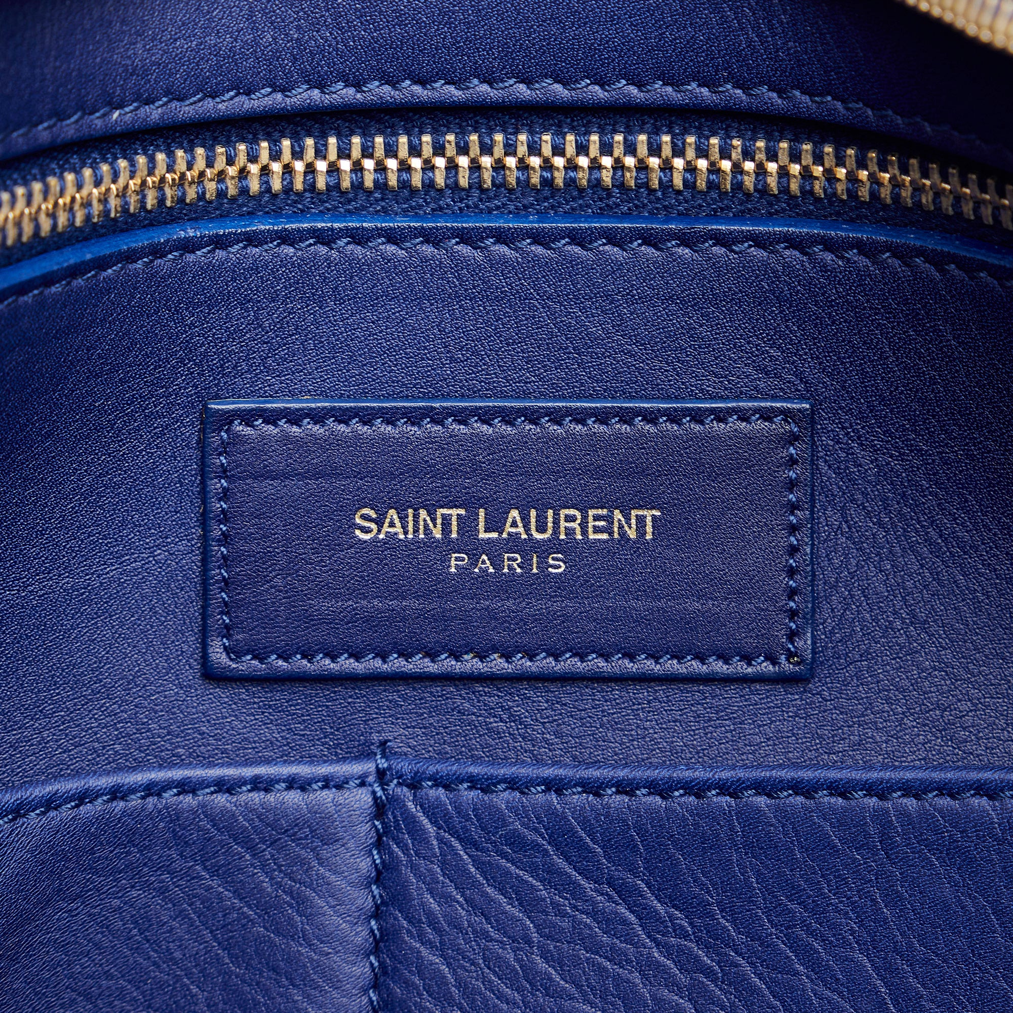 Blue YSL Cabas Chyc Classique Tote Bag – Designer Revival