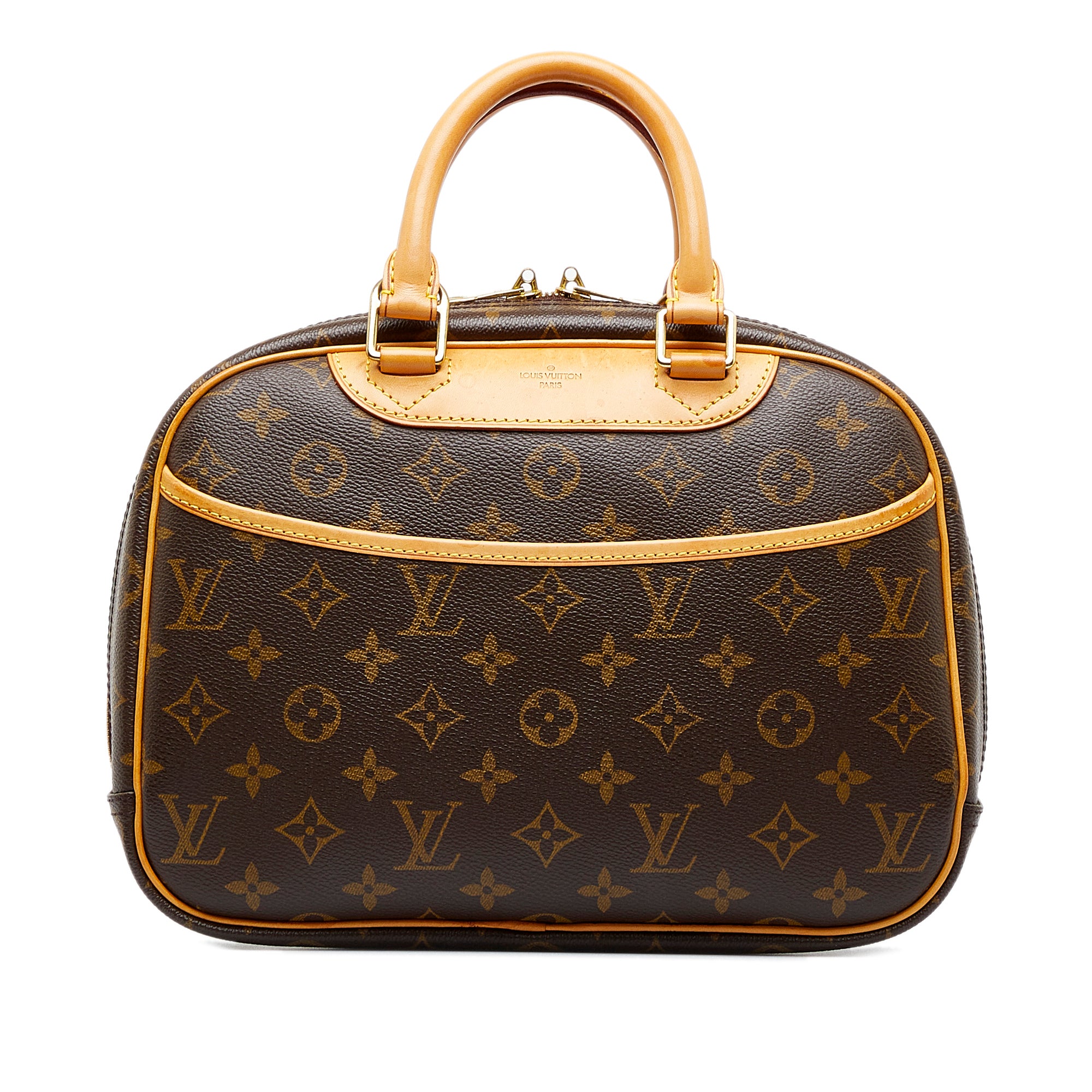 Brown Louis Vuitton Monogram Trouville Handbag