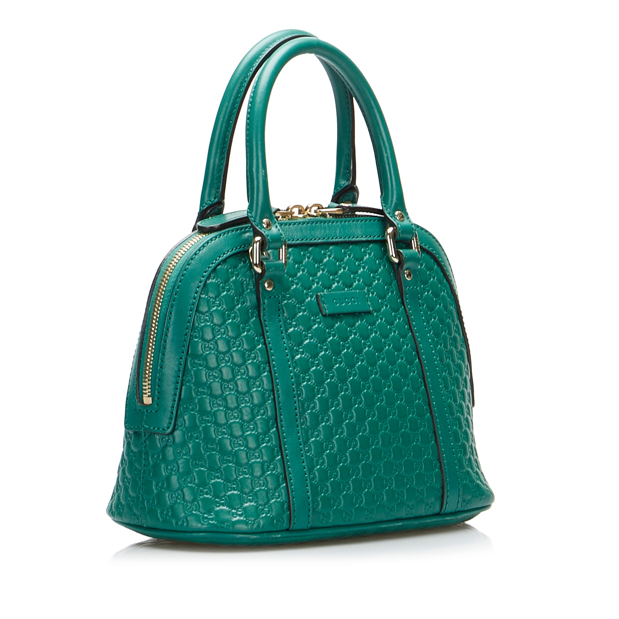 Green Gucci Mini Microguccissima Dome Satchel – Designer Revival