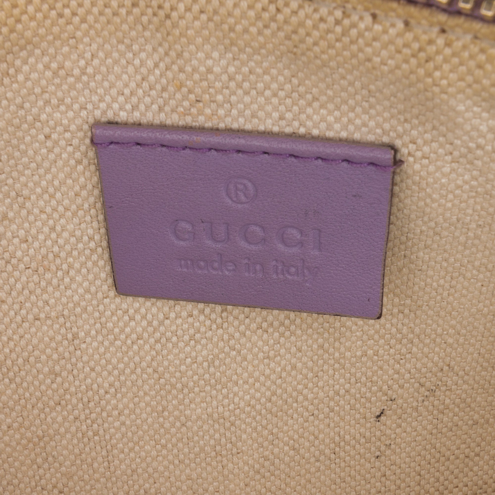 TAN V7 GG GUCCI CANVAS FABRIC