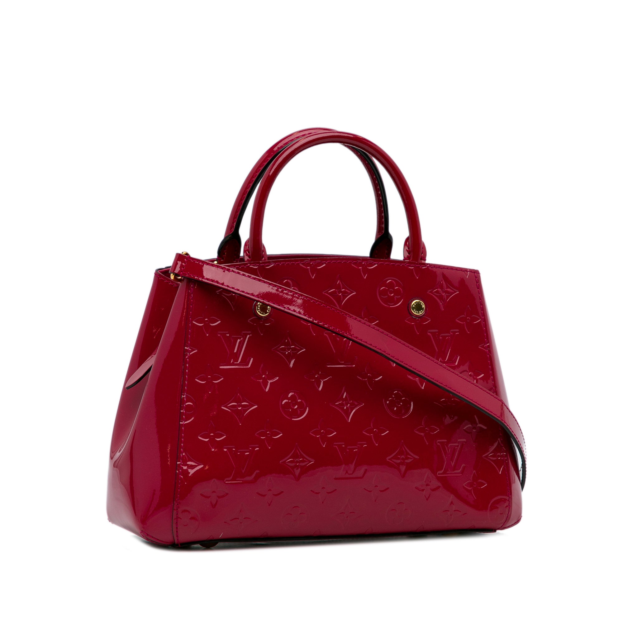 Louis Vuitton - Authenticated Montaigne Handbag - Cloth Brown for Women, Good Condition