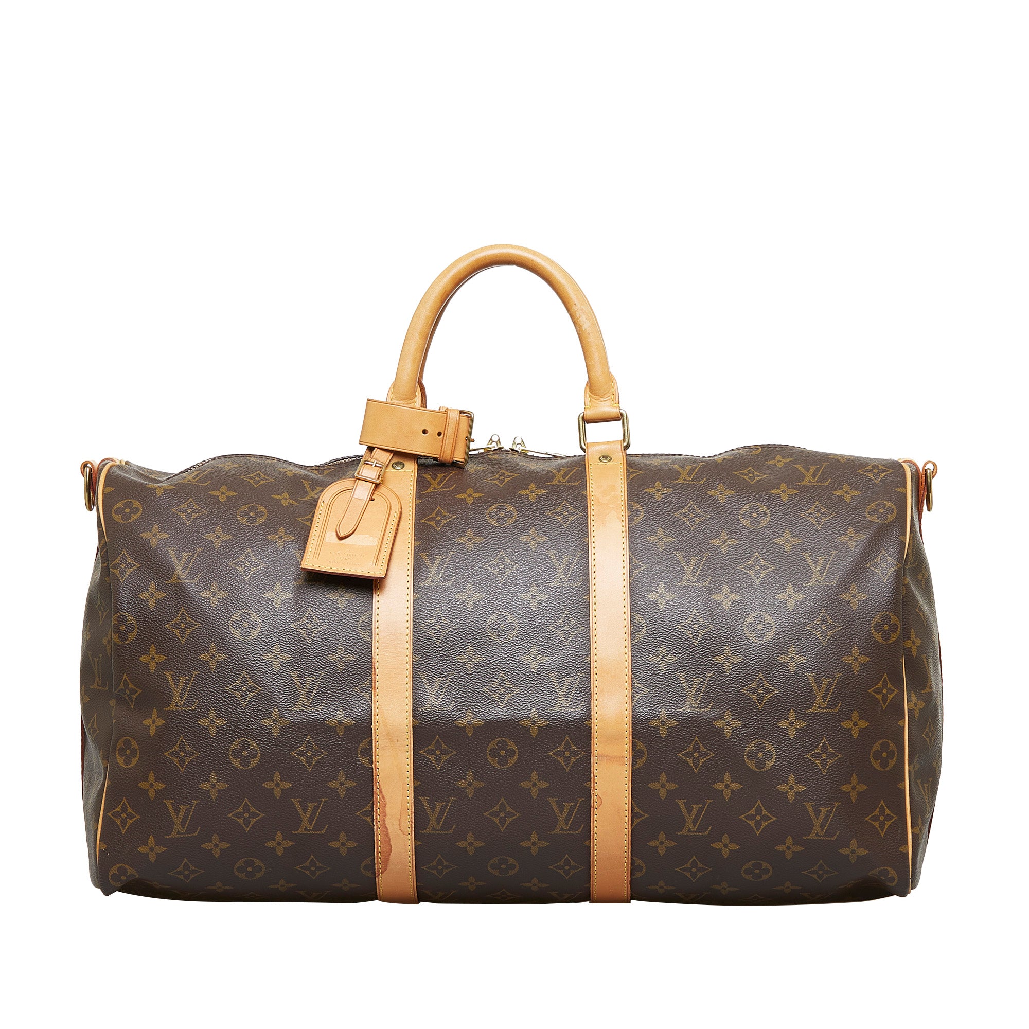 LV Keepall 45 / Keepall 50 - Real Leather Adjustable Strap