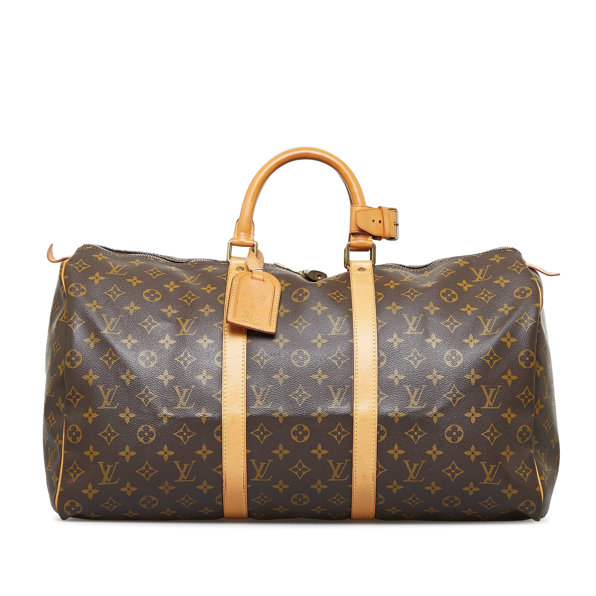 Louis Vuitton Keepall 50 Travel Bag in Gold Epi Leather