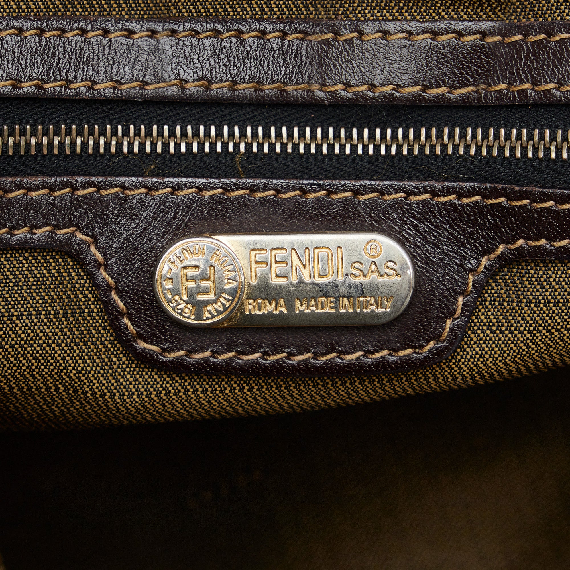 Fendi, Bags, Vintage Fendi Sas Bag 925 Roma Made In Italy