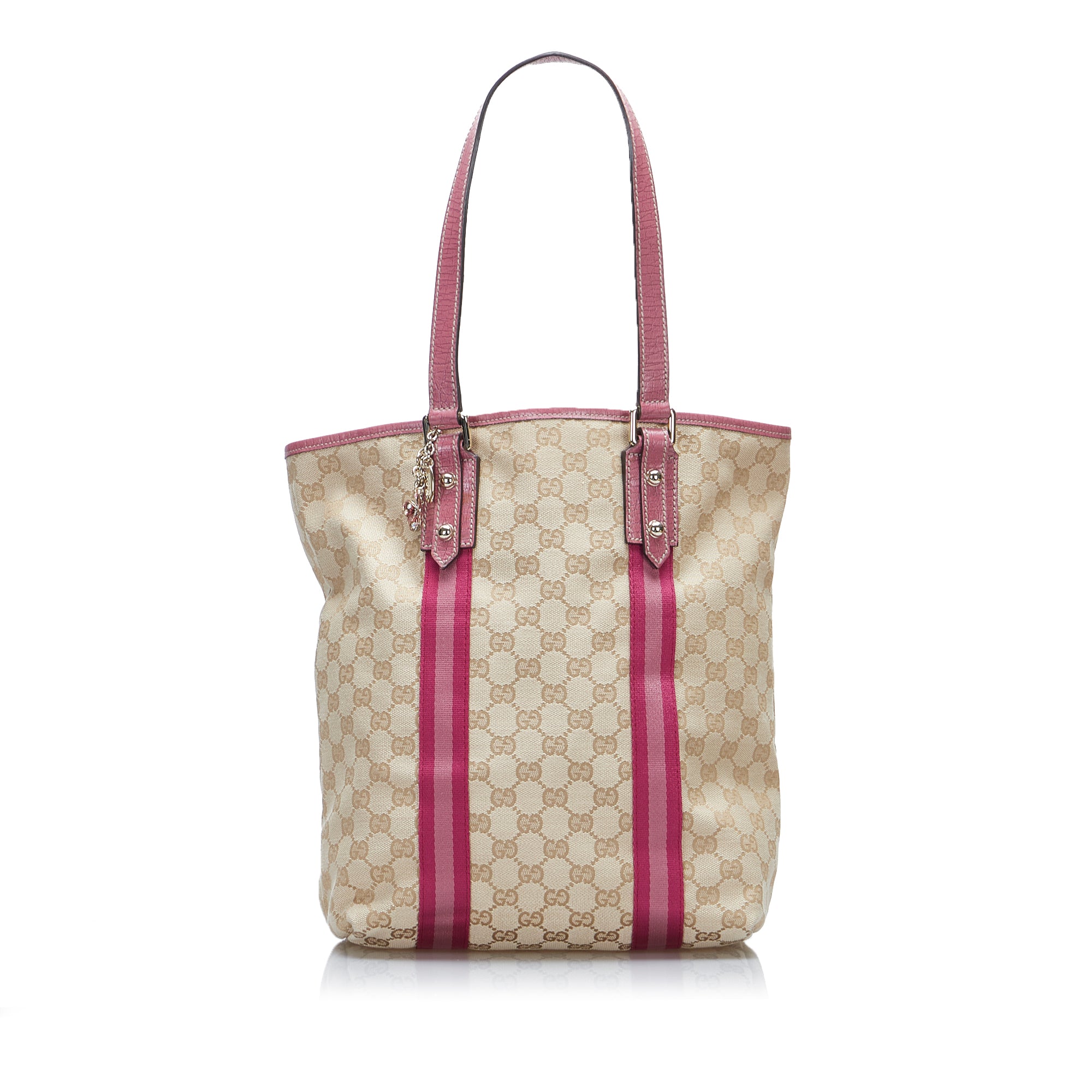 Gucci Kids' Gg-canvas Buckled Backpack In Pink
