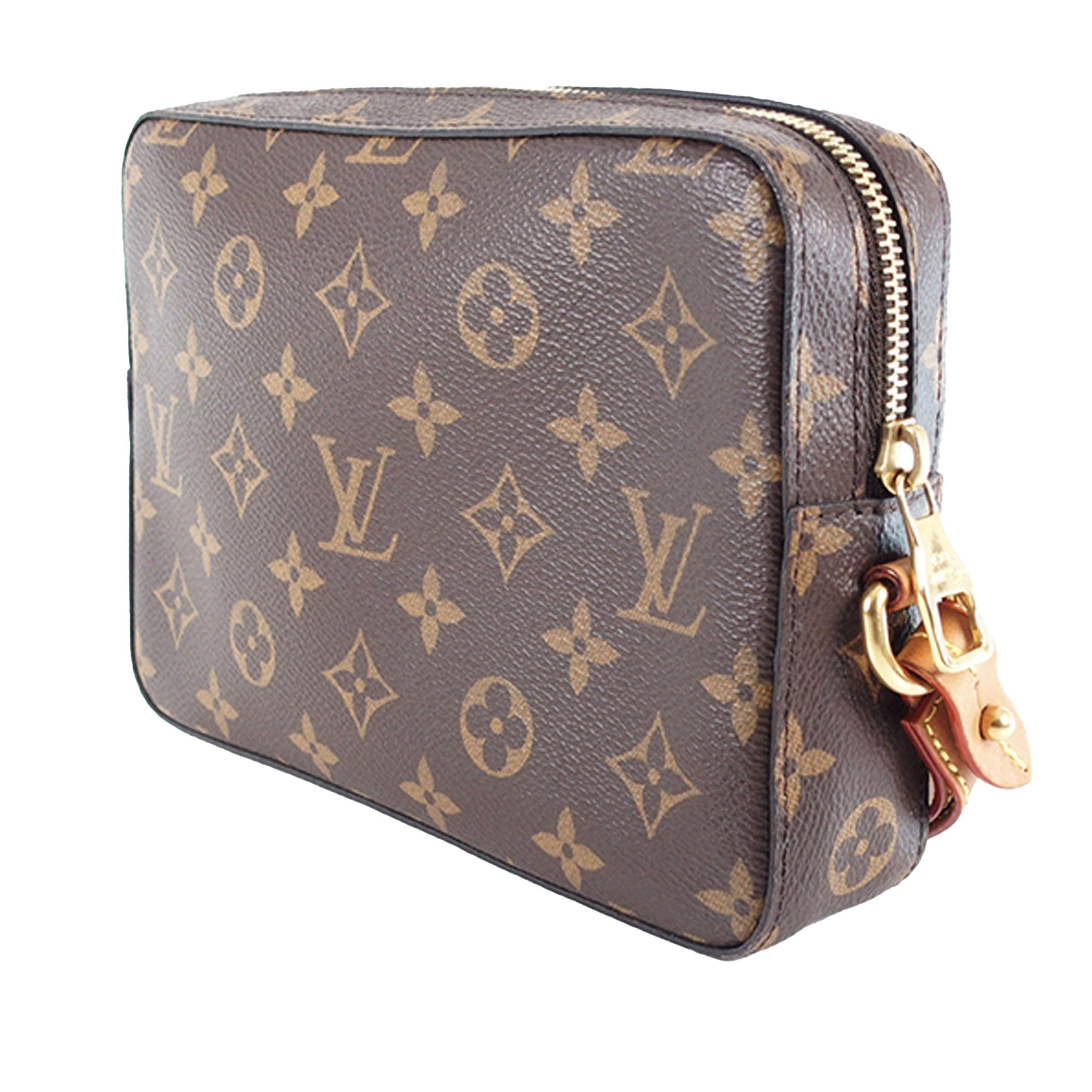Louis Vuitton - Authenticated Essential Trunk Clutch Bag - Leather Brown for Women, Never Worn