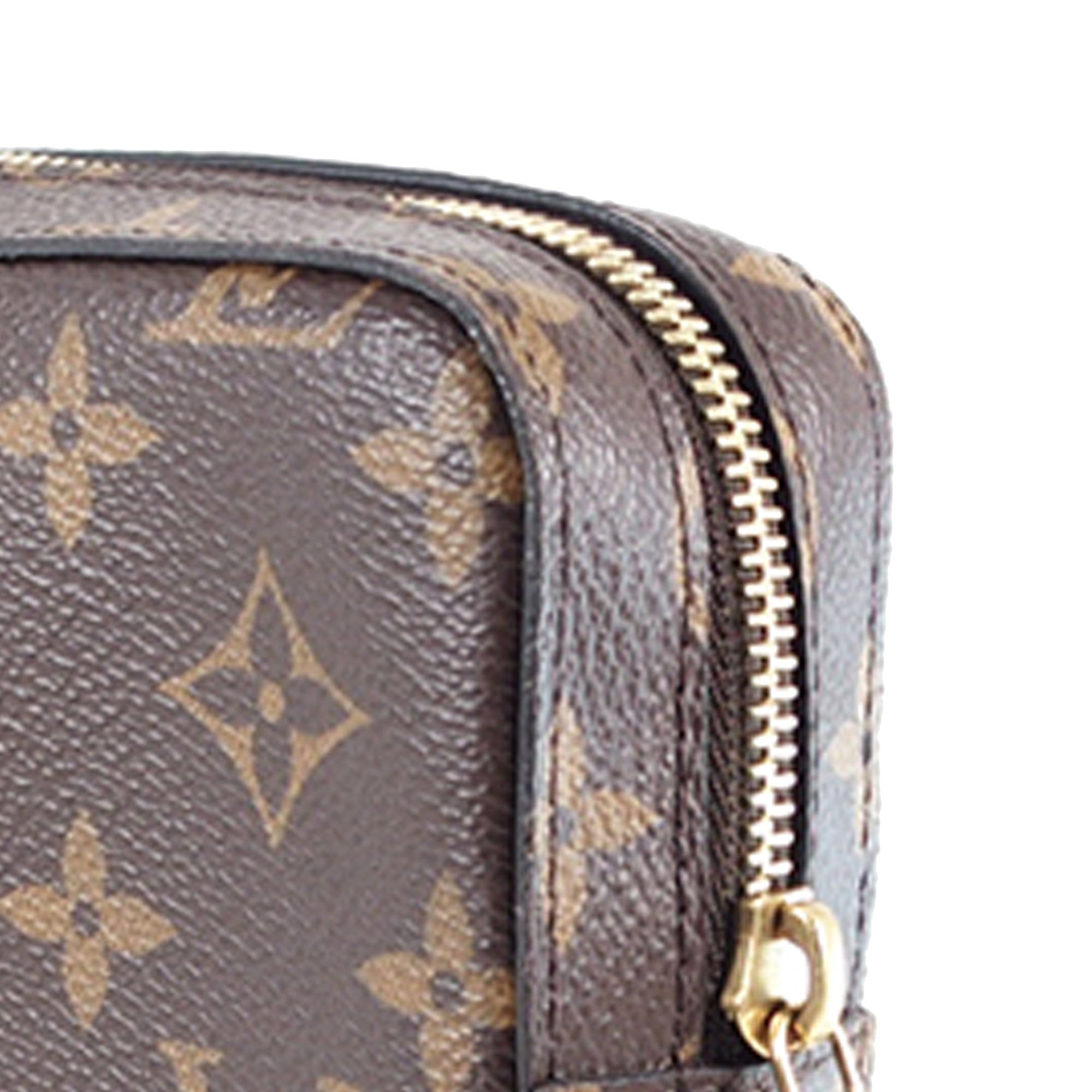 Essential trunk leather clutch bag Louis Vuitton Brown in Leather