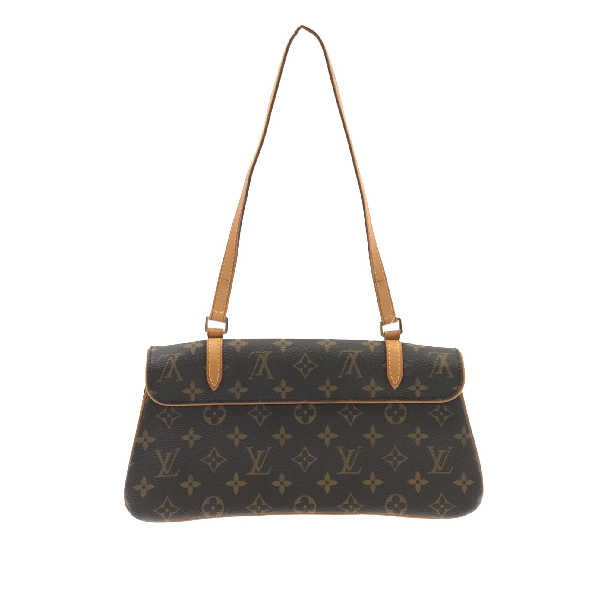 Louis Vuitton Pochette Marelle Canvas Clutch Bag (pre-owned) in Brown