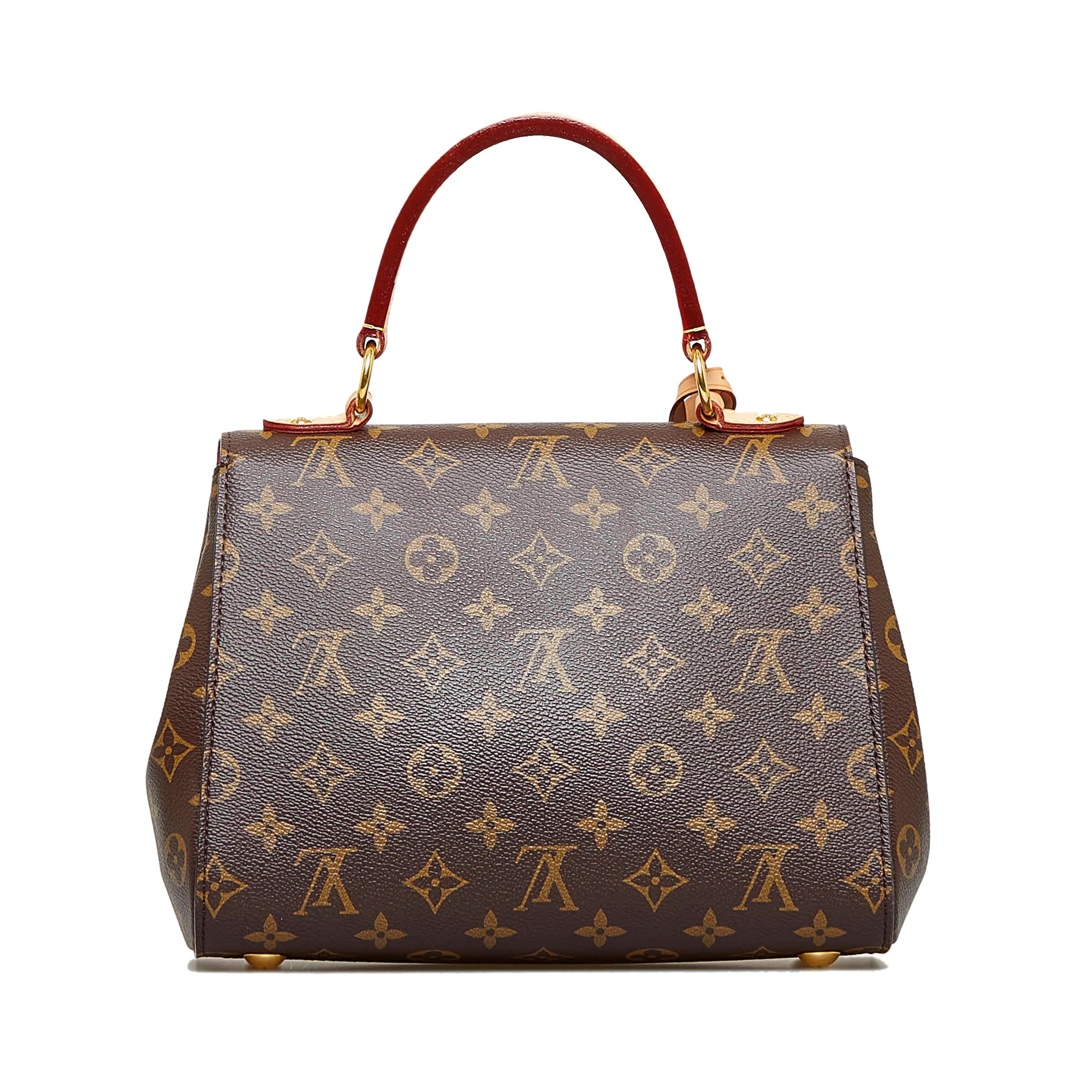 Louis Vuitton Monogram Cluny BB 2 Way Shoulder Bag SA0147 Leather Brown