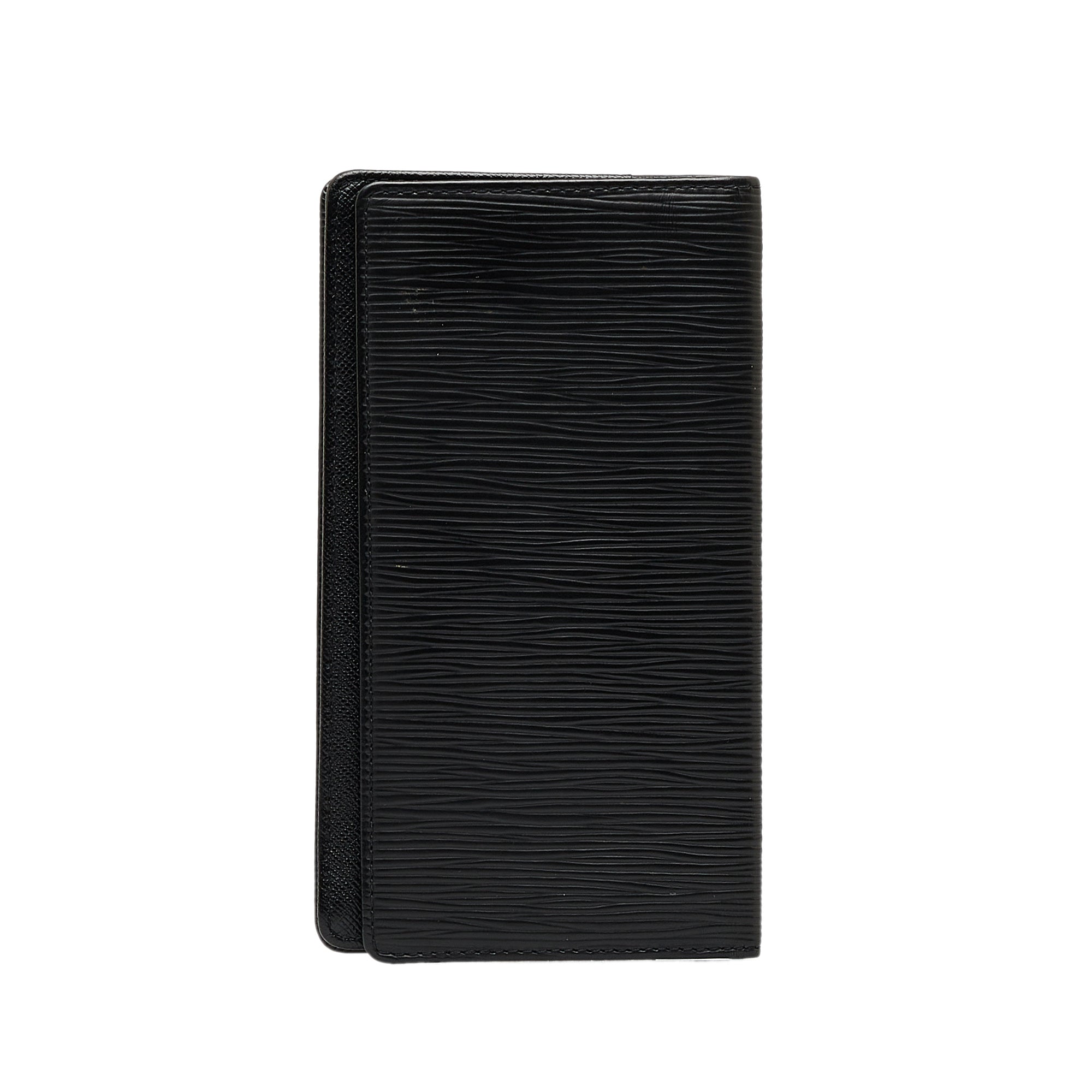 Louis Vuitton Black EPI Leather Brazza Wallet