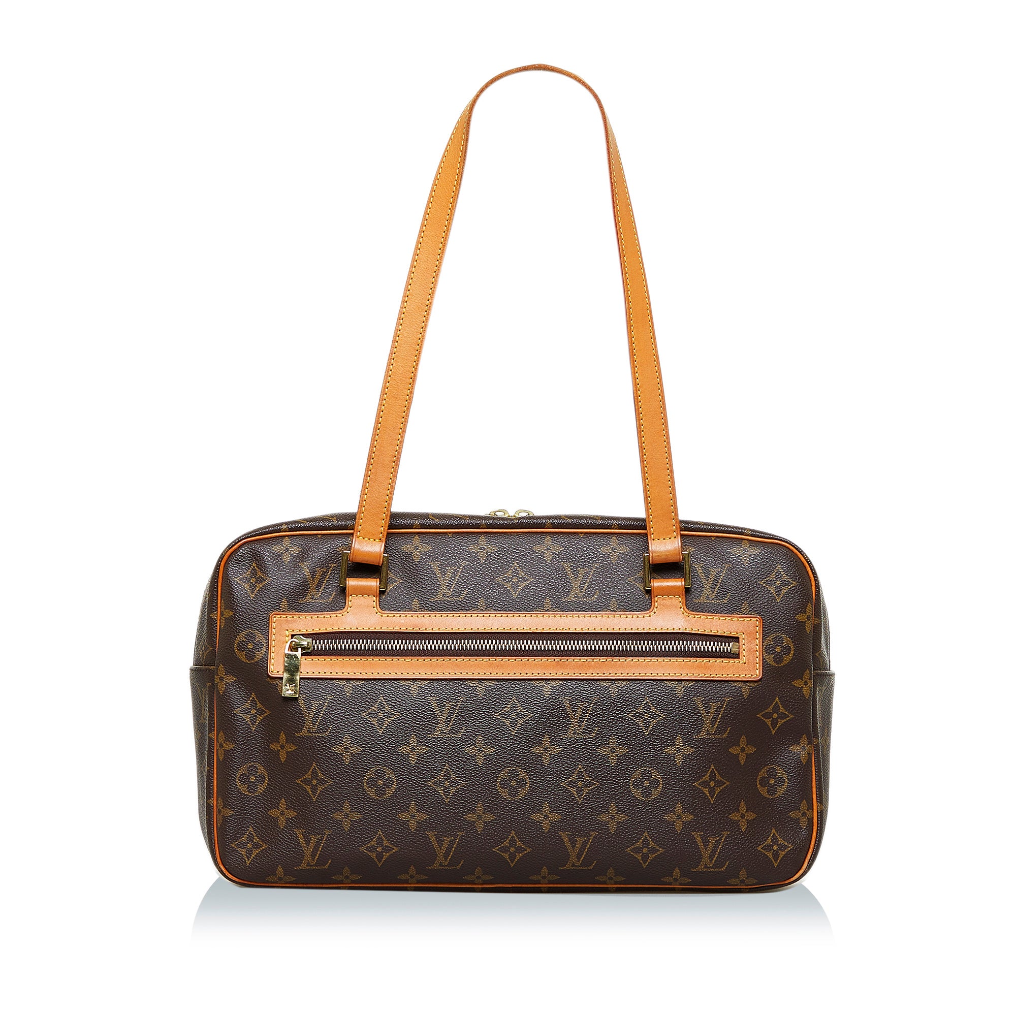 Shop for Louis Vuitton Monogram Canvas Leather Cite MM Shoulder