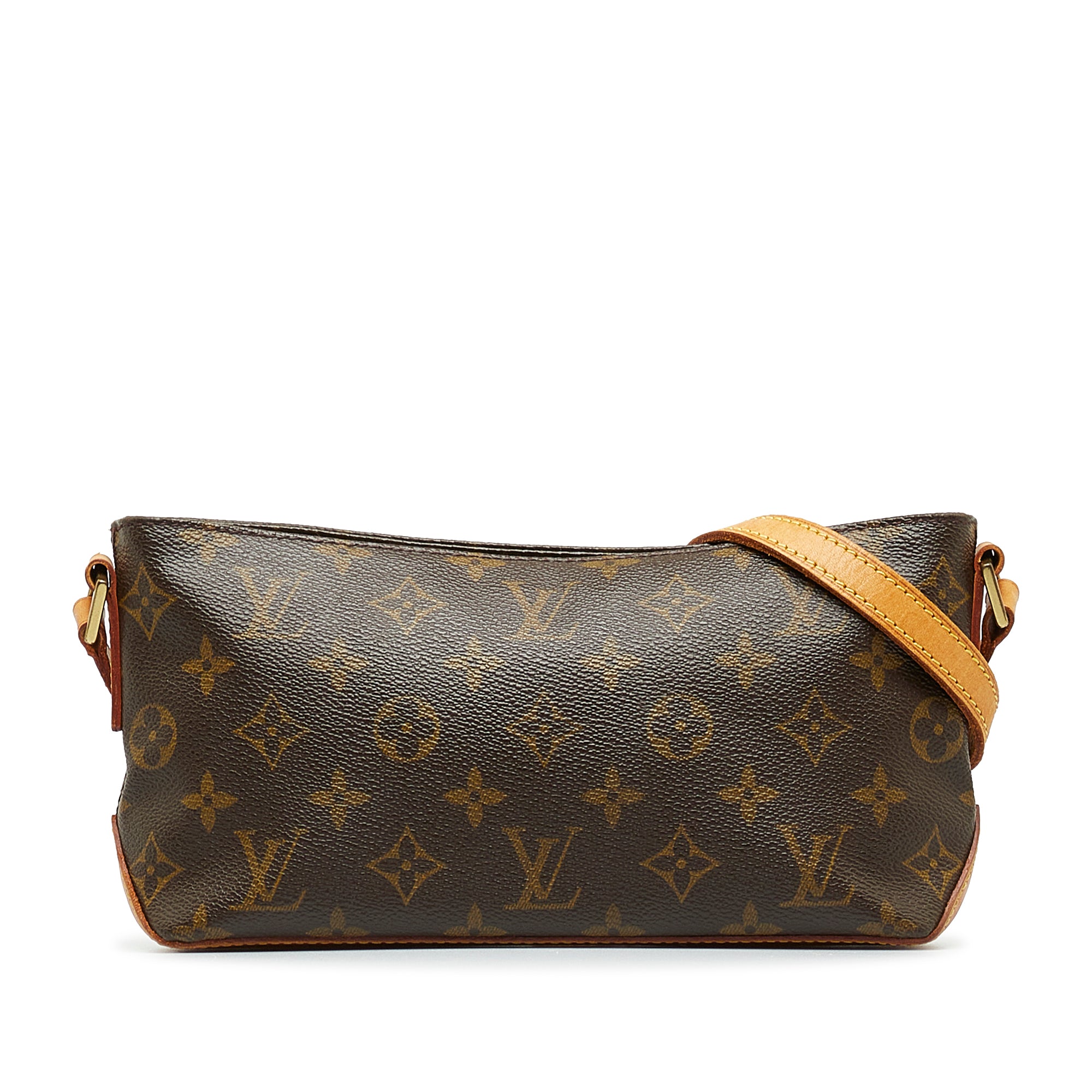 Louis Vuitton Womens Trotteur Monogram Crossbody Handbag