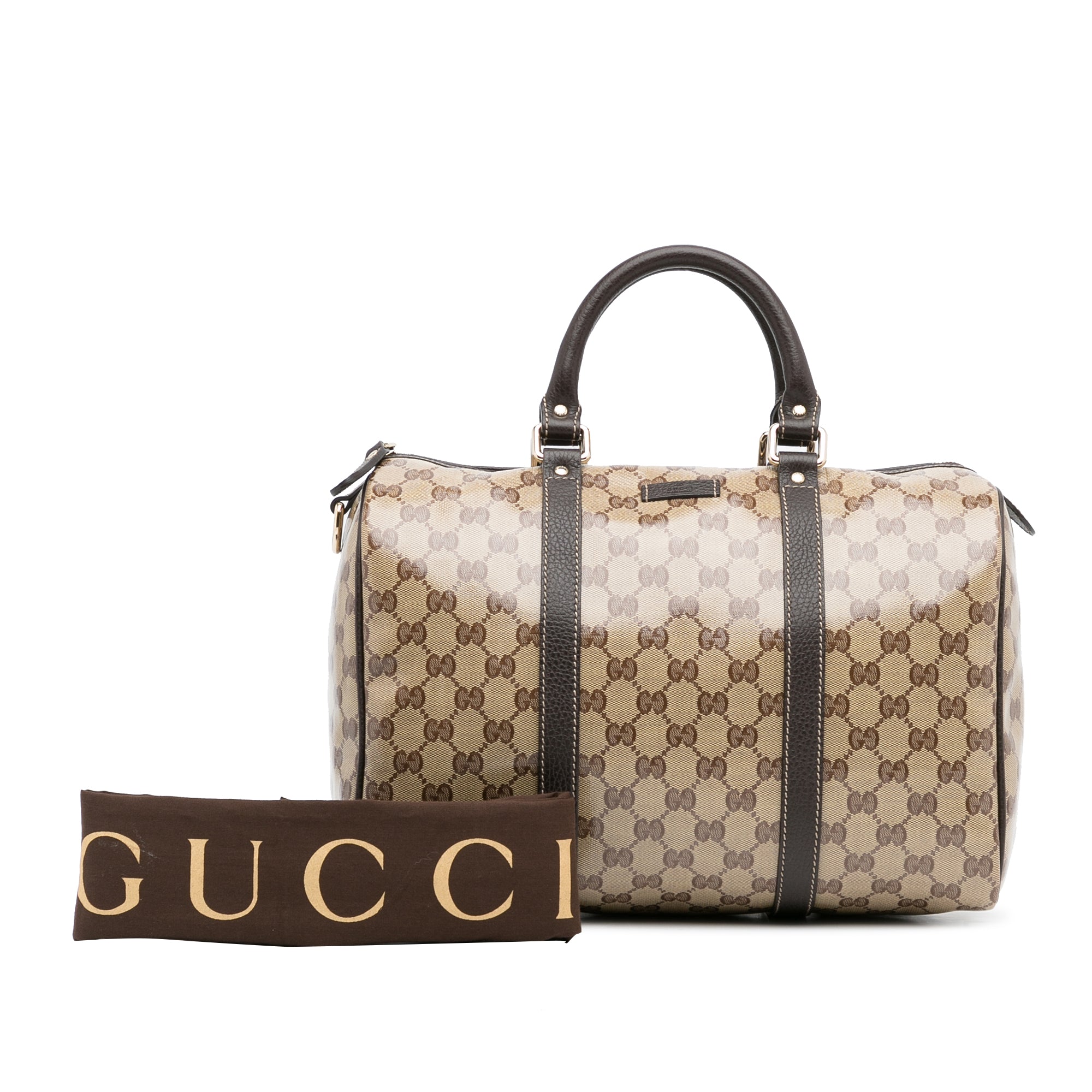 Gucci Boston GG Guccissima Crystal Leather Bag
