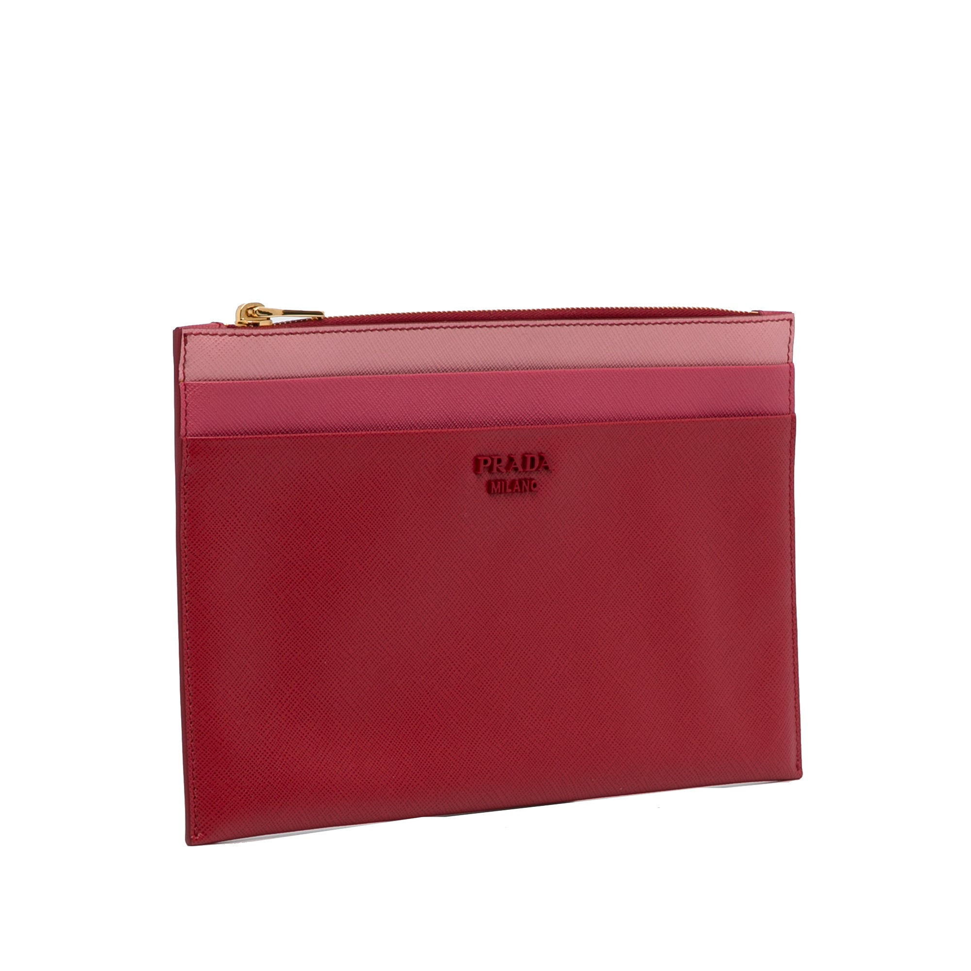 Prada Milano Saffiano Leather Travel Wallet