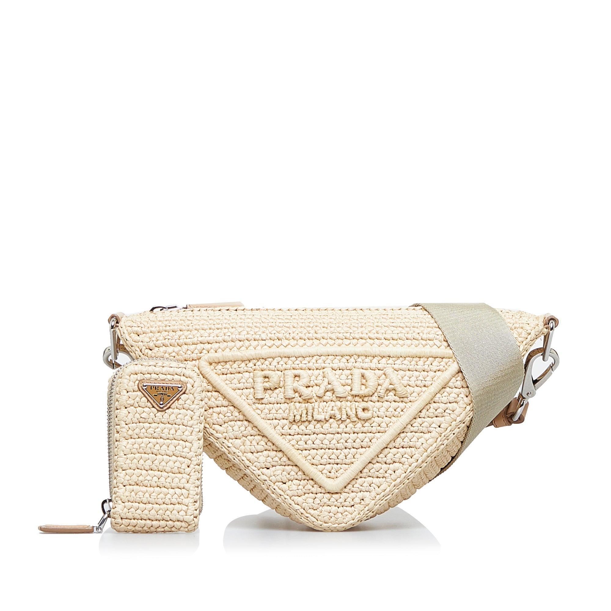 Prada tan best sale crossbody bag