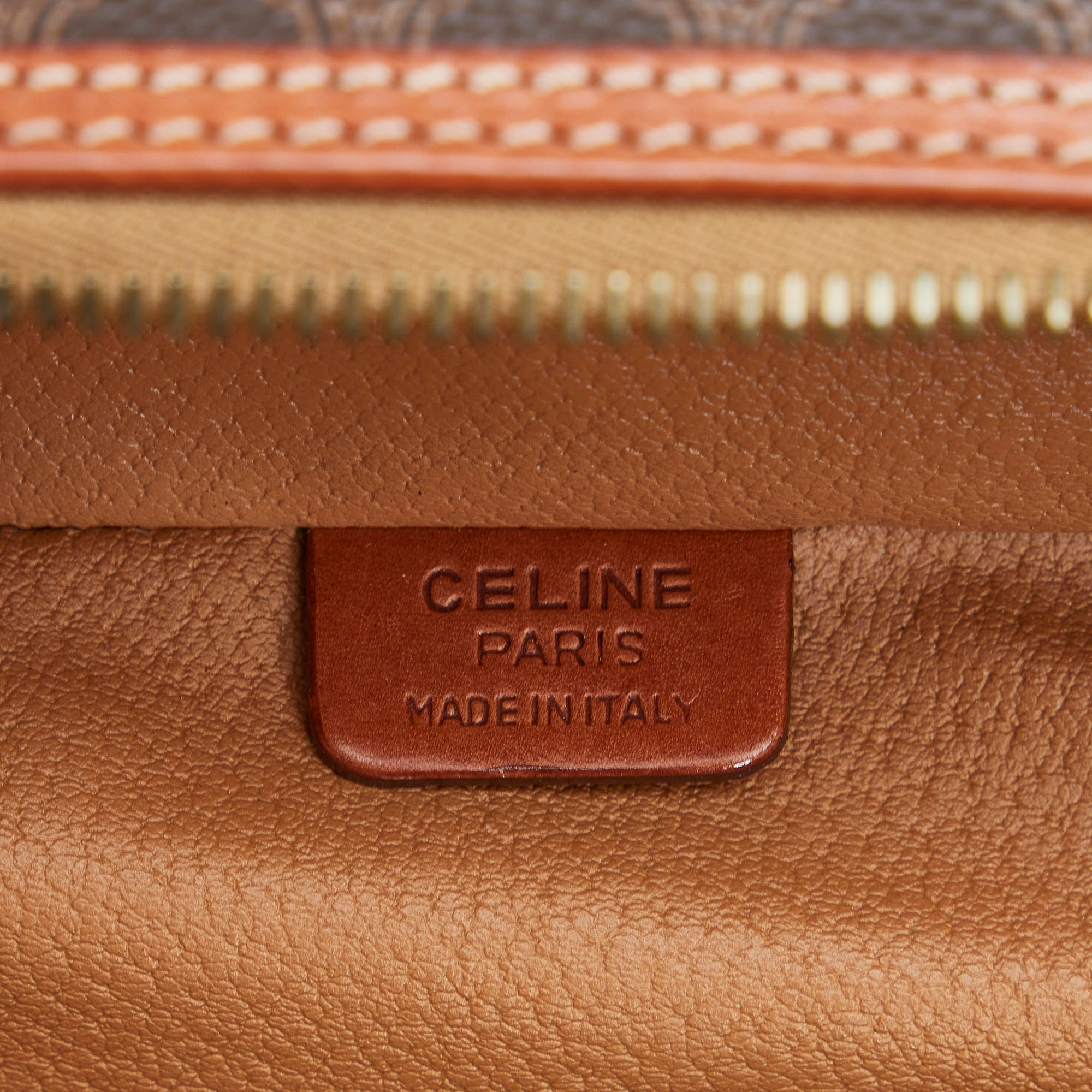 Brown Celine Macadam Tote – Designer Revival